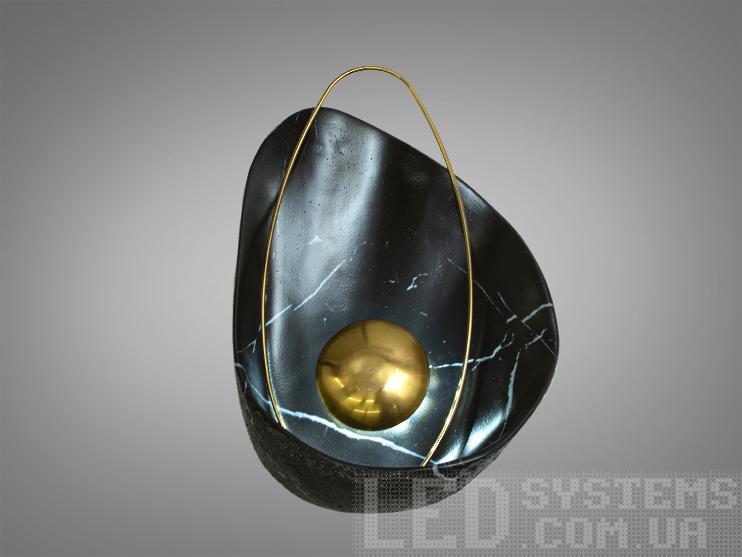 Настінне світлодіодне бра з імітацією мармуру чорного кольору має кілька режимів: холодний 6400К, нейтральний 4500К, теплий 2700К. Настінний світильник із штучного каменю створить легке романтичне освітлення у кімнаті. Все світло у цій серії світильників є відбитим, адже світлодіоди світять усередину світильника. А вже відбившись від поверхні каменю, світло виходить назовню. Вмикання-вимикання відбувається з вимикача. Кріпиться до стіни, гіпсокартону або до інших настінних поверхонь.