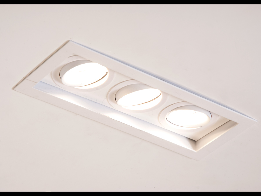 Високоефективний, алюмінієвий, поворотний, врізний, точковий світильник, серія 