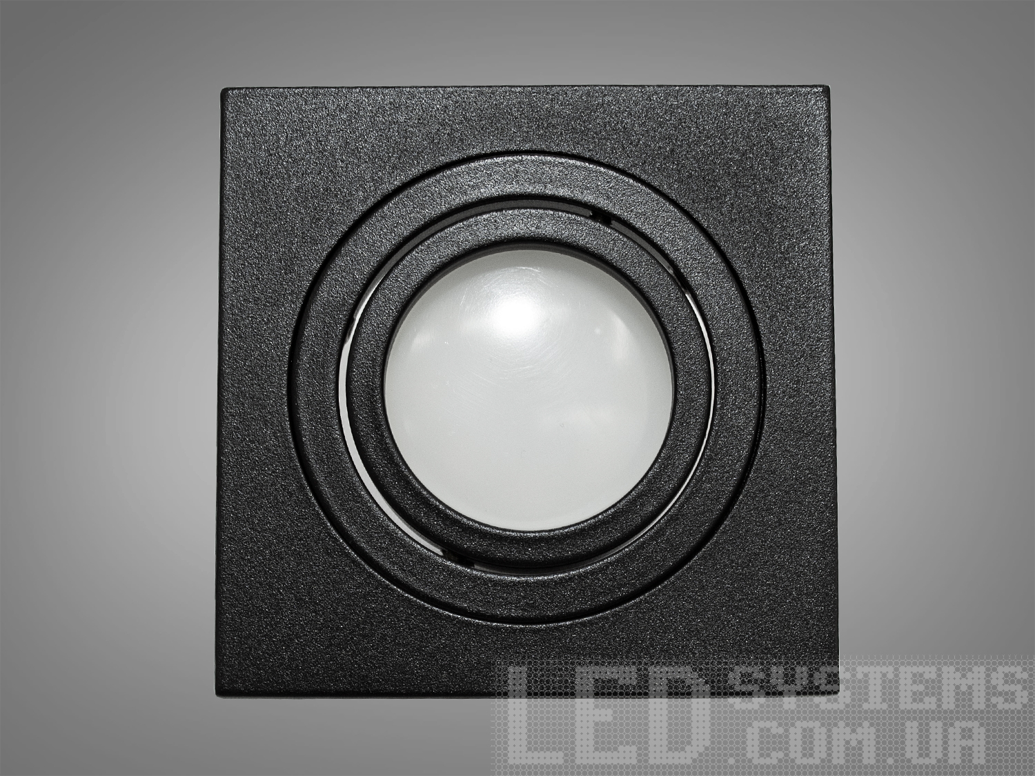 Гармонійно збалансований, квадратний поворотний точковий алюмінієвий світильник серія 