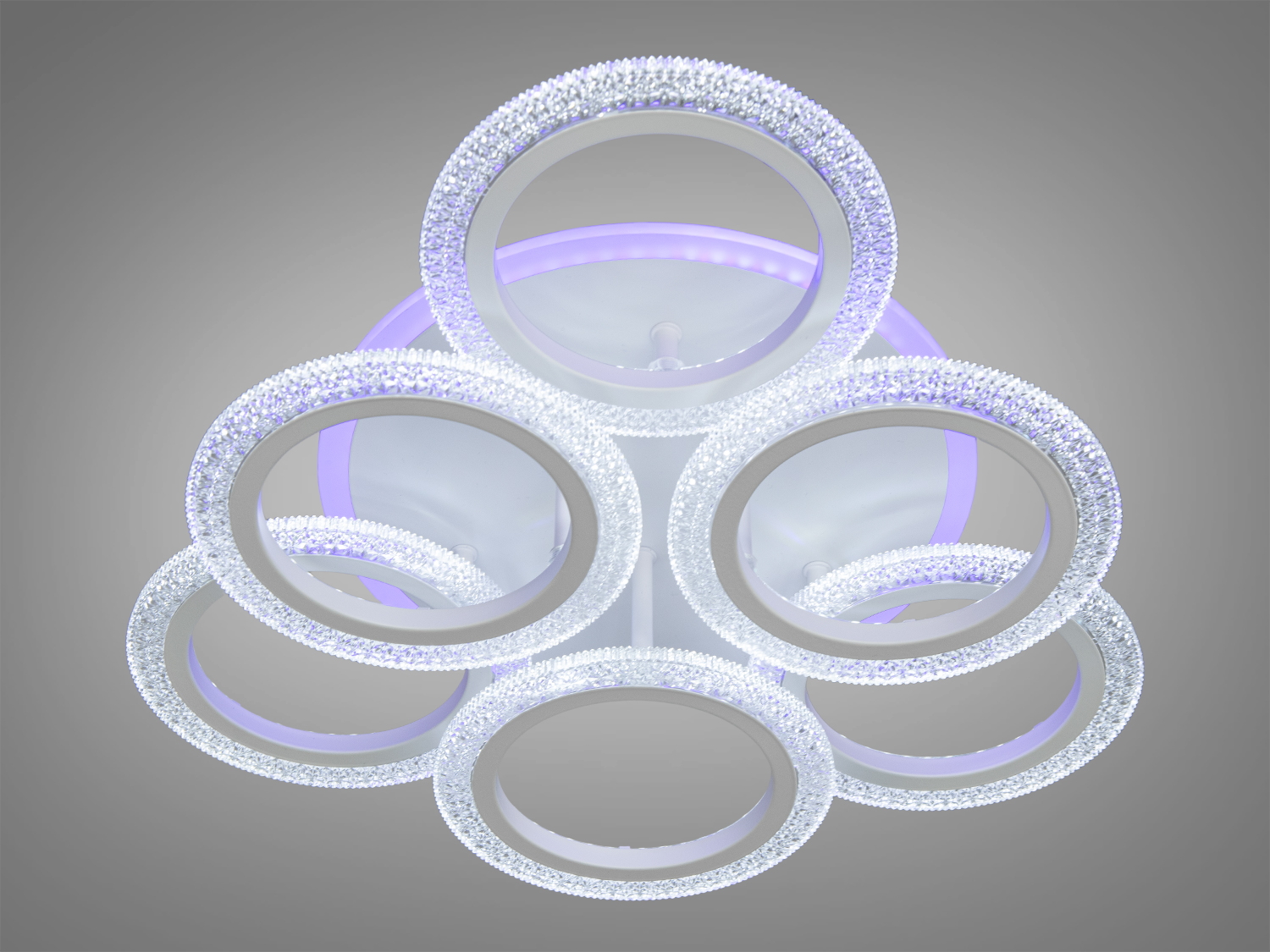 Стельова світлодіодна люстра з пультом, диммером, підсвіткою, 75W. Купити люстри гуртом від українського виробника, забезпечить вам вигідні умови та знижки.