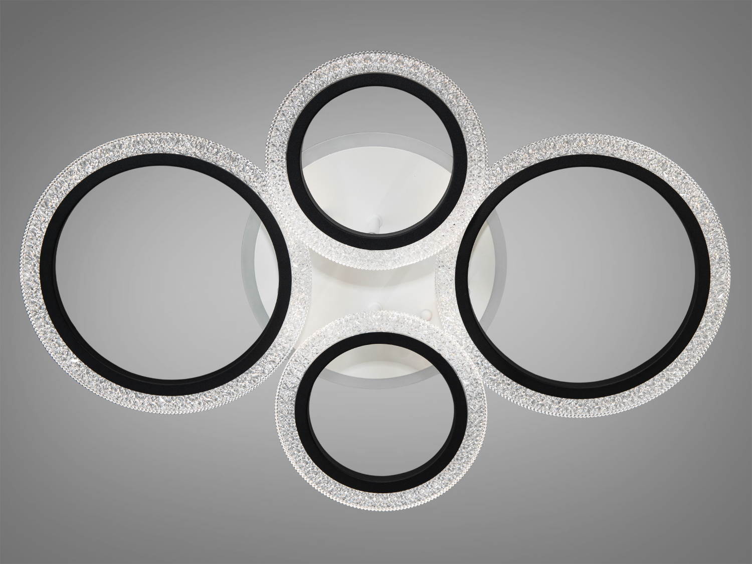 Чорна стельова світлодіодна люстра з пультом та підсвіткою, 60W. Led люстри на кухню в сучасному стилі – це ідеальне рішення для сучасної кухні, де потрібне яскраве та рівномірне освітлення.