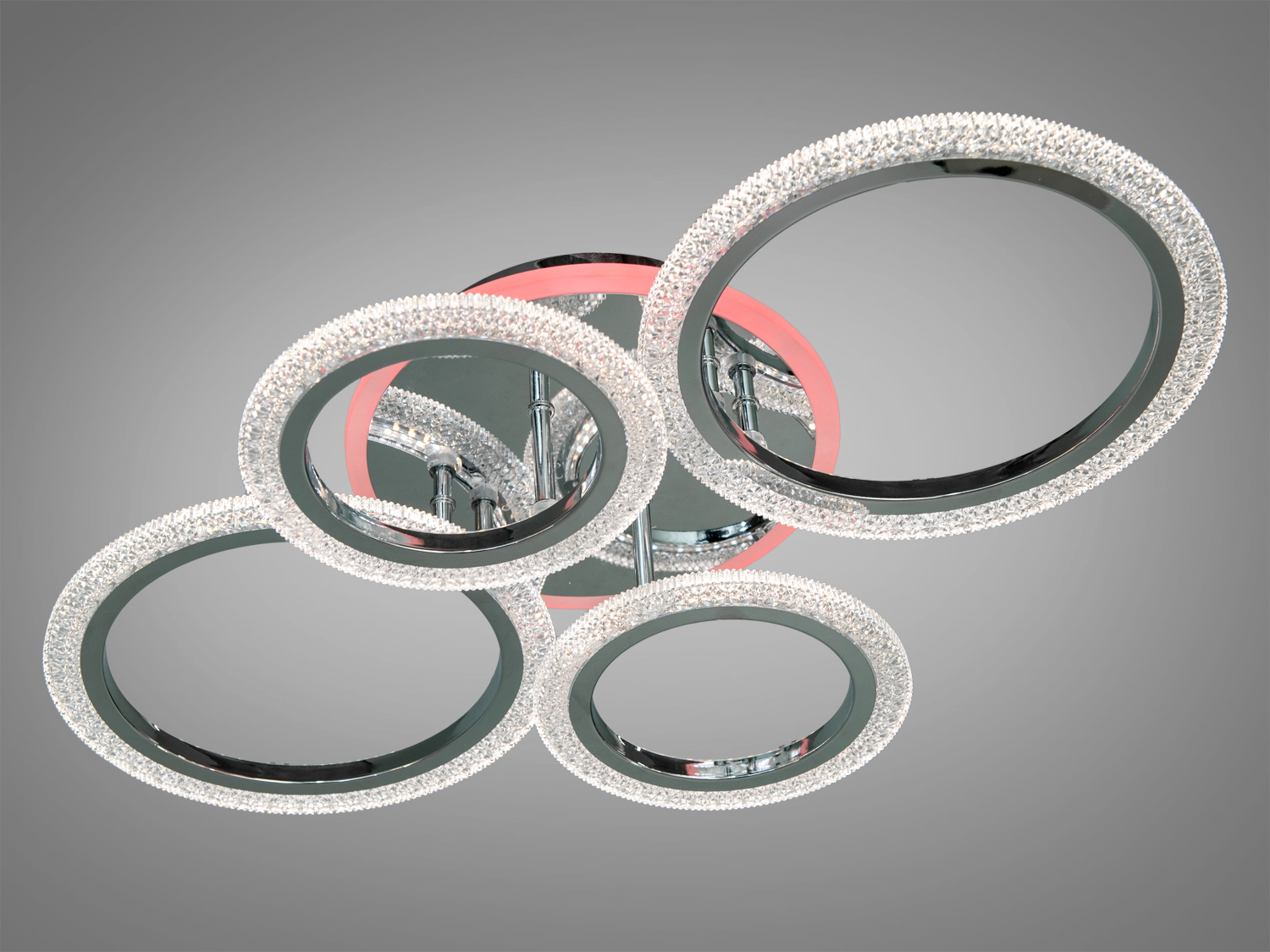 Стельова люстра лед з пультом, диммером та підсвічуванням, 55W. Люстра, яка ідеально підійде для додавання неповторного стилю та атмосфери в ваш інтерєр.