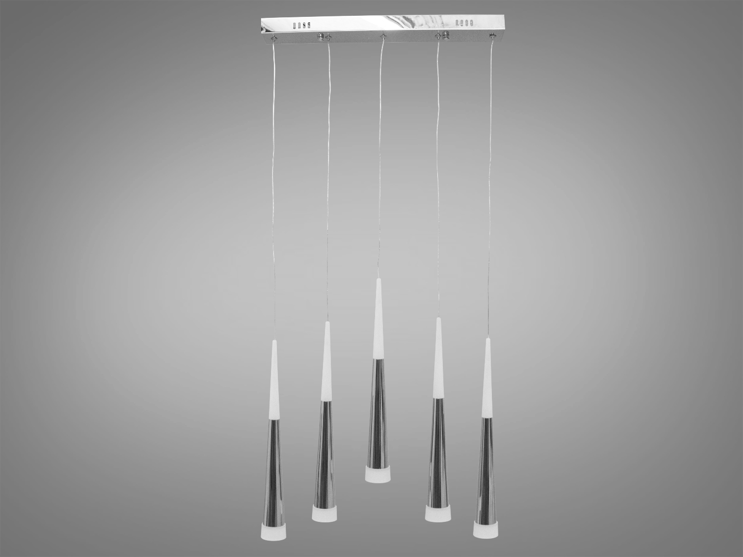 Підвісна сучасна LED люстра у вітальню у стильному виконанні добре виглядатиме в інтер'єрі вітальні чи зали, кухні, ресторану чи сходового холу.
Яскраве світло повинне бути тільки там де воно дійсно потрібне, а решта має висвітлюватися легким світлом, що заповнює. Саме для створення якісного локального освітлення ми пропонуємо використовувати ці світильники.
Кріпиться до стелі будь-якого типу універсальним кріпленням на монтажну планку.
Характеристики та комплектація можуть бути змінені виробником. Колір виробу може відрізнятися через налаштування монітора.