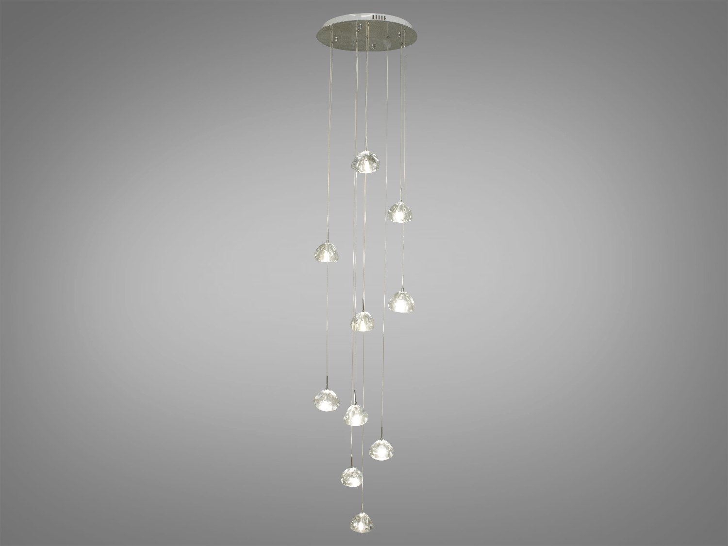 Каскадна люстра 