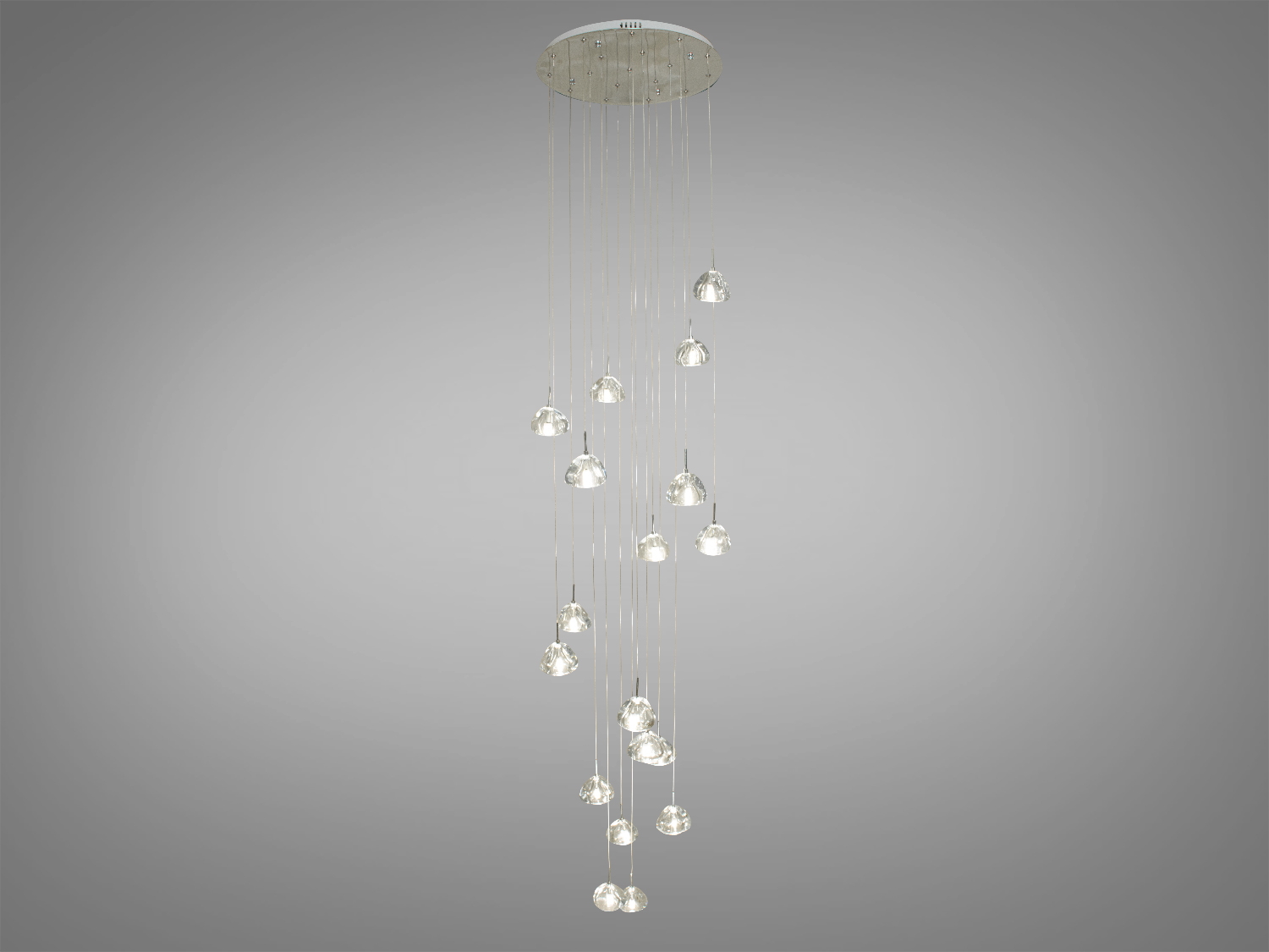 Каскадна люстра 