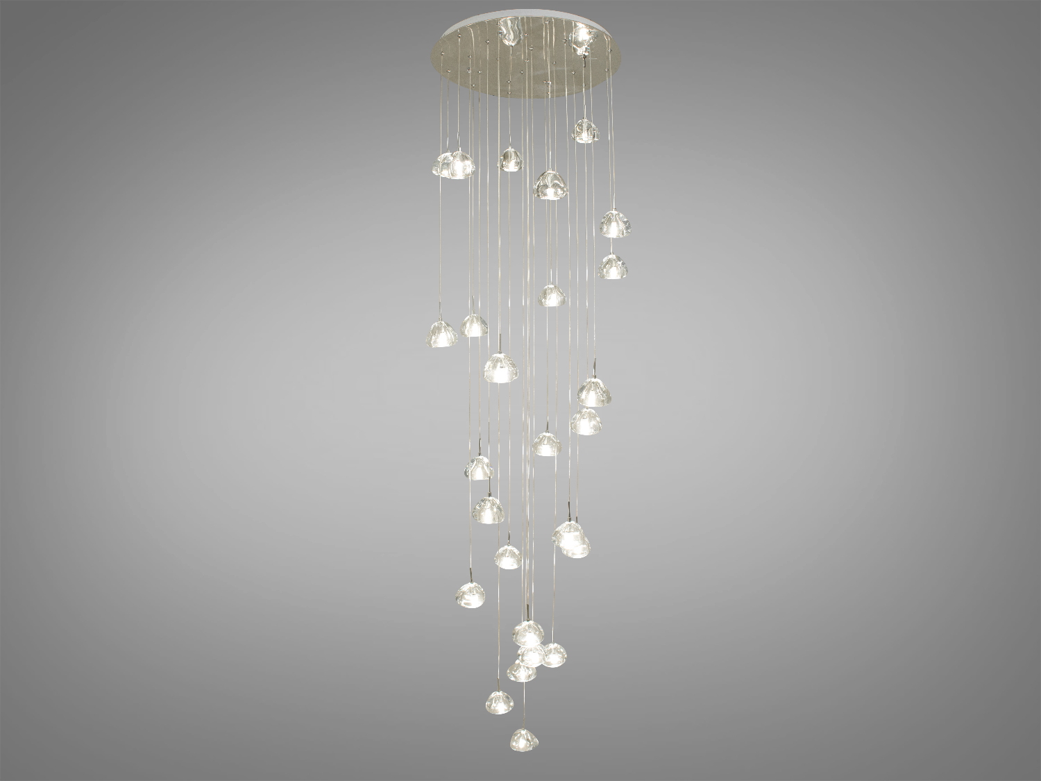 Каскадна люстра 