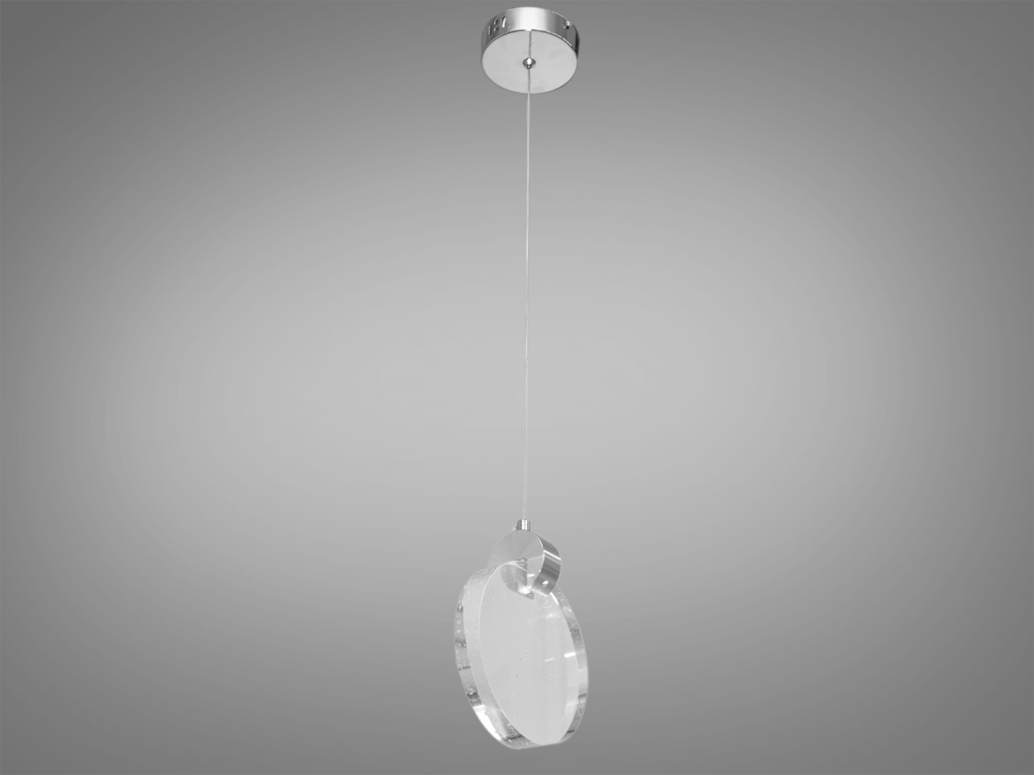 Світильник-підвіс у сучасному стилі на кухню, також добре виглядатиме в інтер'єрі вітальні чи зали, ресторану чи кухні з акцентом на барну стійку або обідній стіл.
Яскраве світло повинне бути тільки там де воно дійсно потрібне, а решта має висвітлюватися легким світлом, що заповнює, яке створює затишок і відчуття усамітнення. Саме для створення якісного локального освітлення ми пропонуємо використовувати ці світильники. Ви завжди будете в захваті від світла даних LED-підвісів.
Кріпиться до стелі будь-якого типу універсальним кріпленням на монтажну планку.