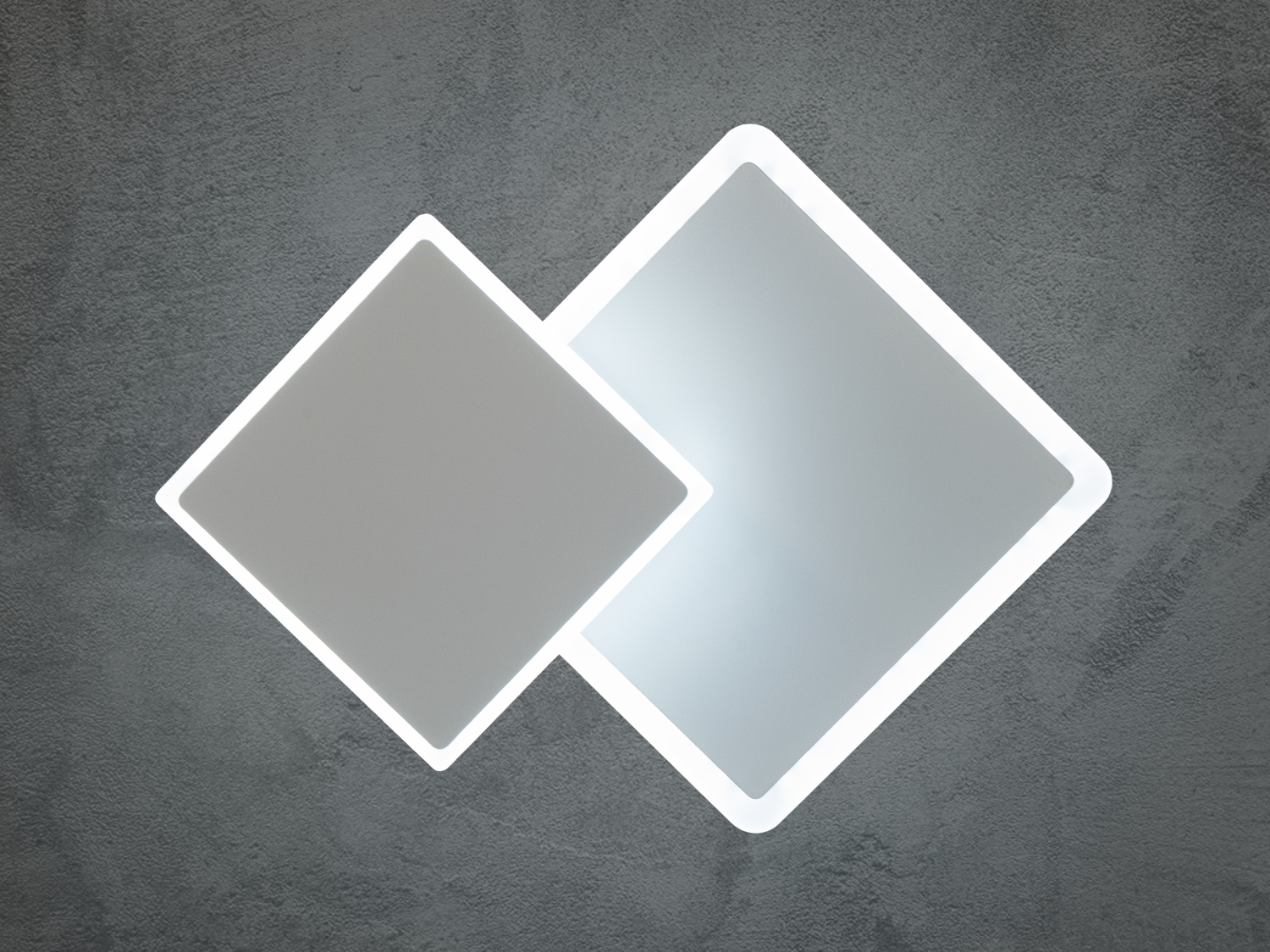 Світлодіодний світильник 517B з білим квадратним дизайном підходить для стельового монтажу, створюючи сучасний акцент у вашому інтер′єрі.