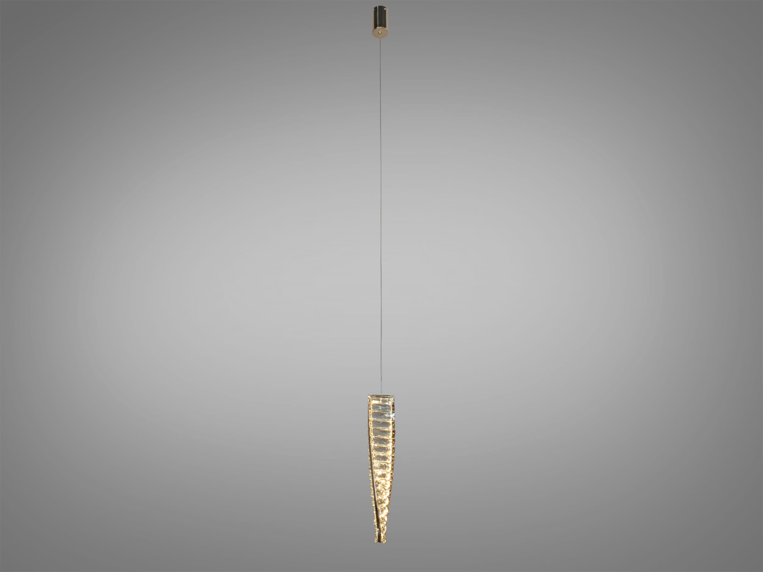 Підвісний світильник Diasha 531-1D у кольорі золото, ідеальний для сучасного інтер′єру з високими стелями і зонального освітлення.
