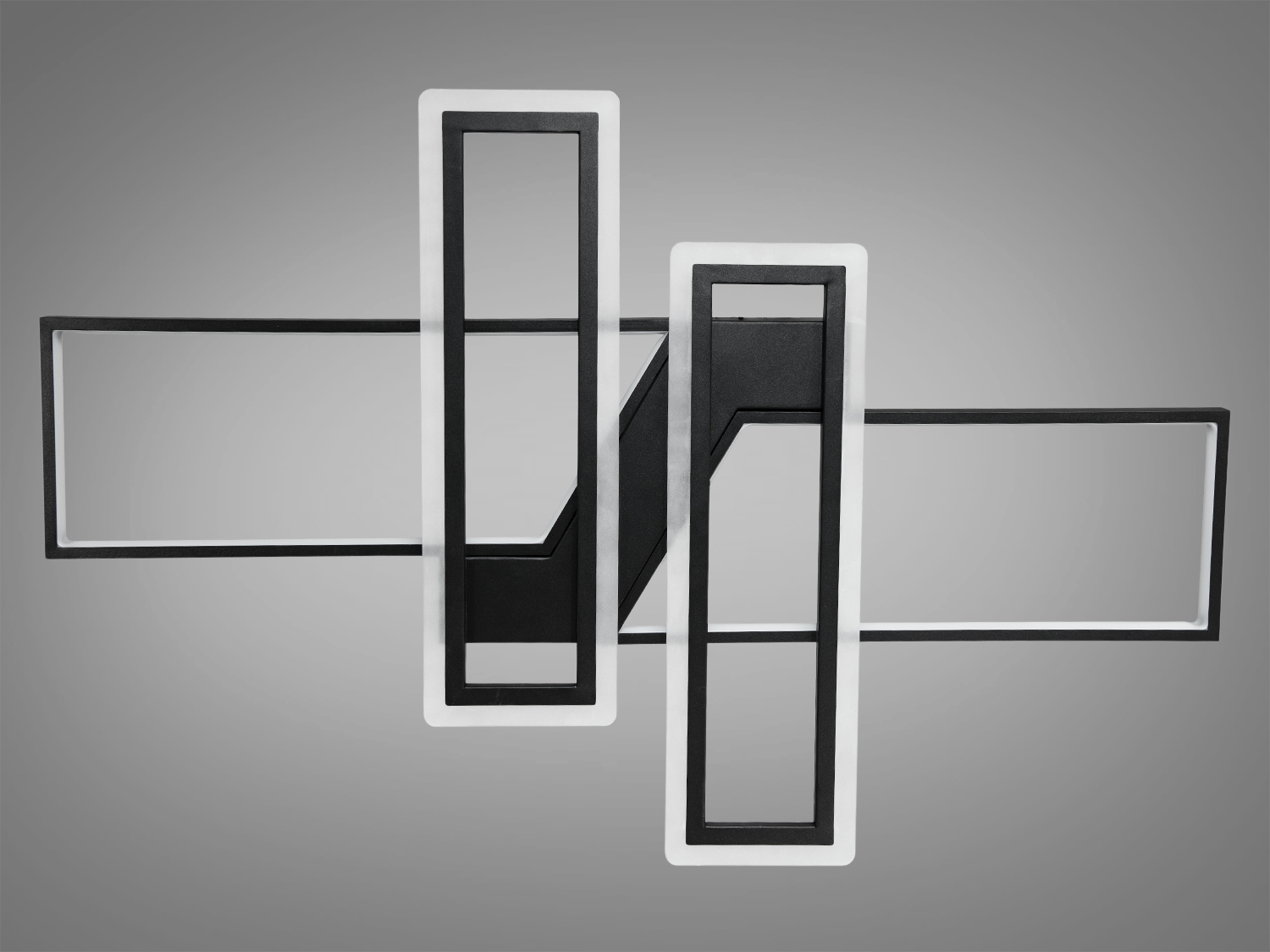 Лаконічна LED люстра для холу з пультом підходить на площу приміщення приблизно 14кв.м.