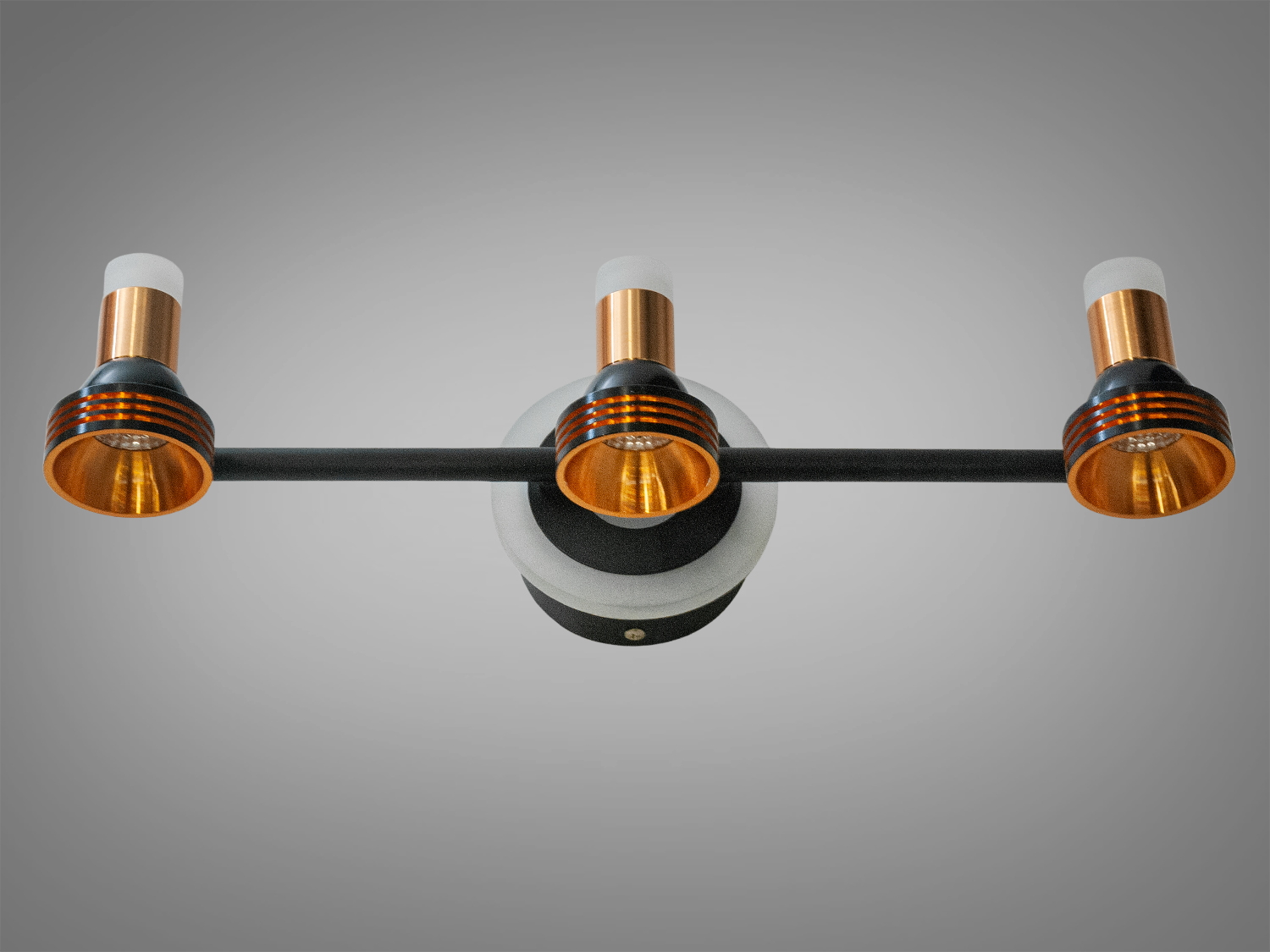 Настінний світильник Diasha 5879 з чорним каркасом та золотими акцентами. Ідеально підходить для сучасного інтер′єру.