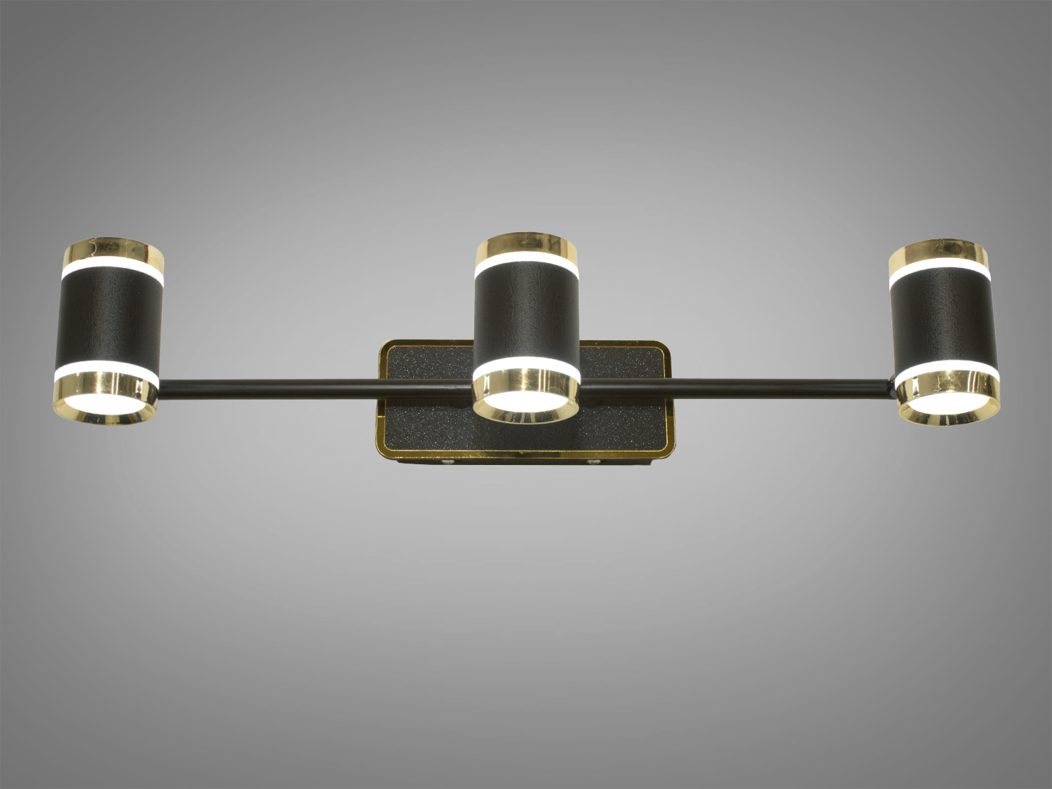 Підсвічування на три лампи в зал для дзеркал і картин призначене для акцентного (елементного) підсвічування в інтер'єрі - підсвічування дзеркал як у приміщенні, так і у ванній кімнаті, для картин, витворів мистецтва, настінних ніш.
У цій серії всі світильники оснащені світлодіодними енергозберігаючими лампами, які при дуже низькій споживаній потужності створюють потужний світловий потік.
Кріпиться до будь-яких поверхонь стін універсальним кріпленням на монтажну планку.