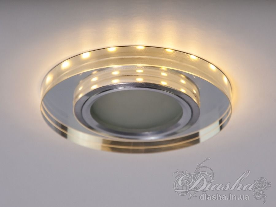 Вбудований світильник серії SBT з білим світлом та підсвічуванням 3Вт, ідеальний для сучасного інтер′єру. Підходить для віталень, спалень та офісів.