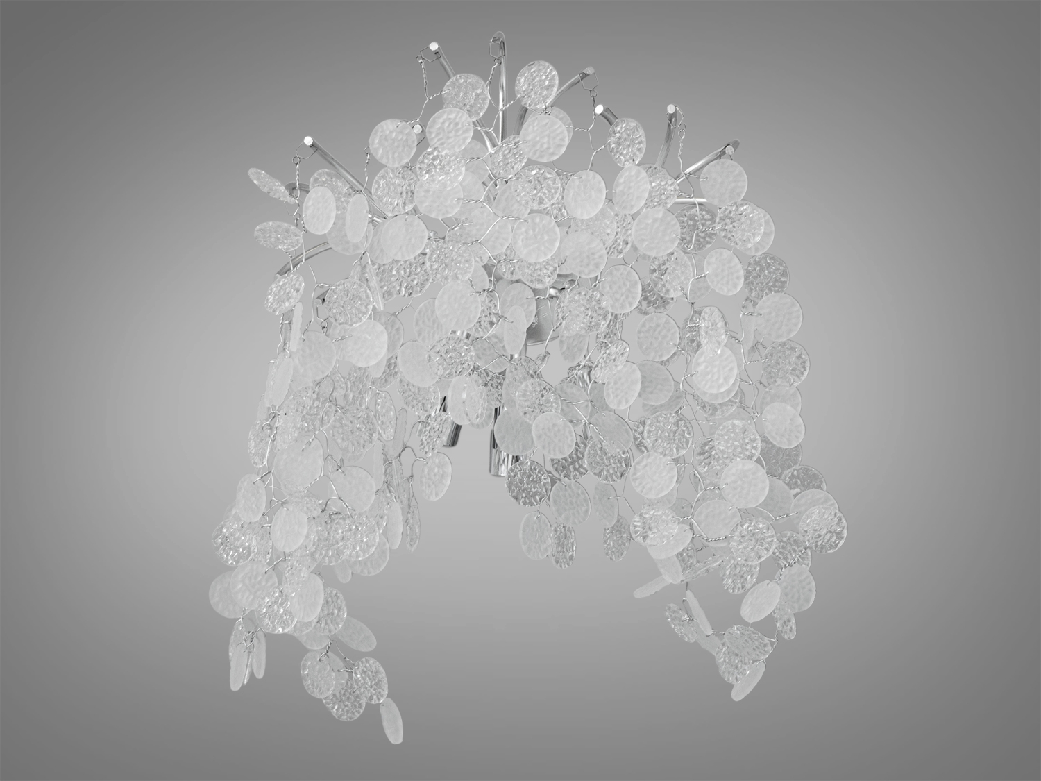 Розкішний світильник-сателіт до кришталевих люстр підходить також для вітальні, коридору, спальні. Повністю повторна риси люстр може бути використаний для зонування приміщення або як акцентне підсвічування.
Його структура, вкрита мерехтливими кришталиками, випромінює неземне сяйво, яке перетворює будь-яку кімнату на витончений палац світла.Світильник-сателіт не тільки відбиває світло, але й захоплює вигляд своєю унікальною текстурою та глибиною кольору, що надає кожній кімнаті розкоші та елегантності.
Призначений для трьох ламп Е14, цей світильник випромінює м'яке, але яскраве світло, що ідеально розсіюється через кришталі.
Кріпиться до будь-яких поверхонь універсальним кріпленням на монтажну планку.
Лампи до комплекту не входять.