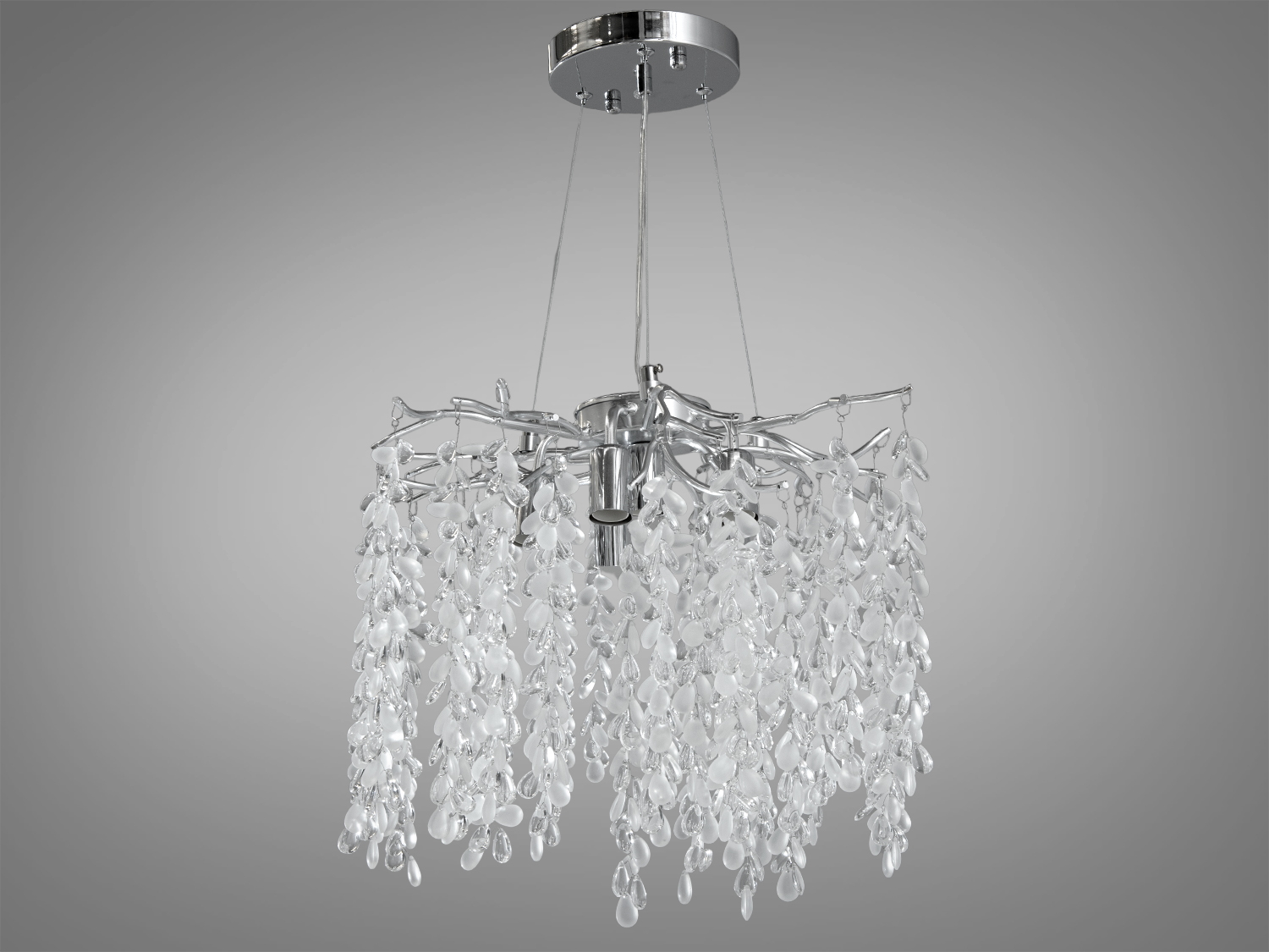 Елегантна кришталева люстра 