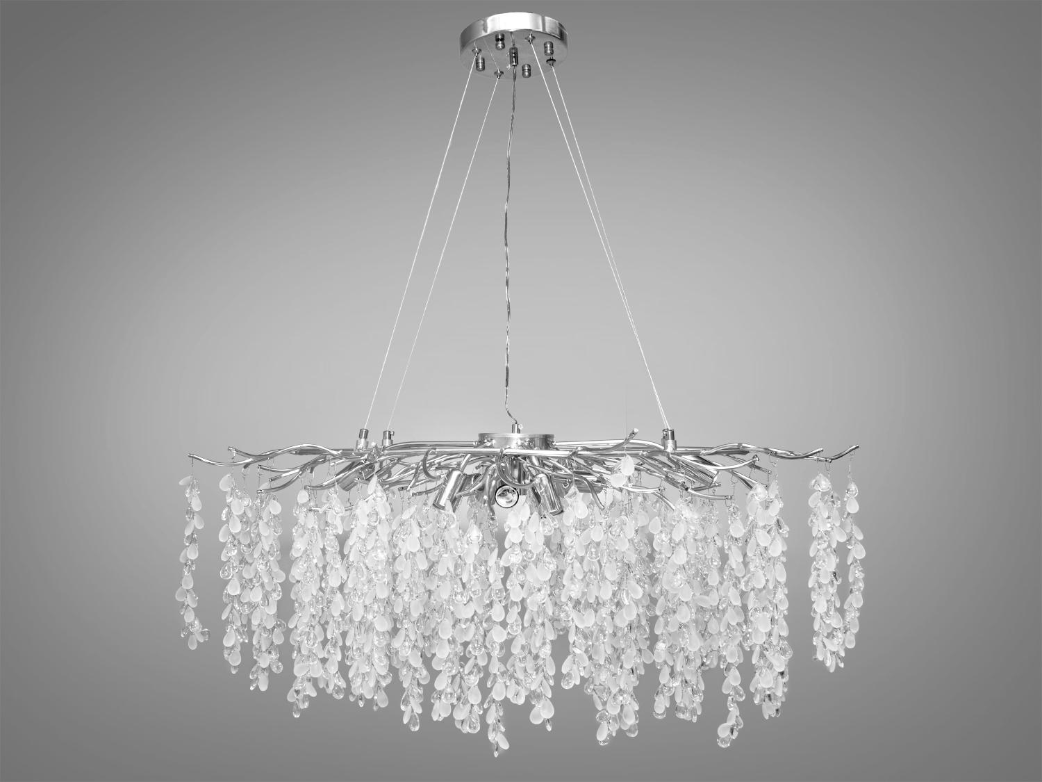 Сучасна кришталева люстра 