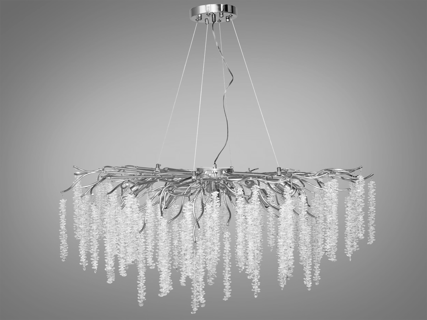 Елегантна кришталева люстра 