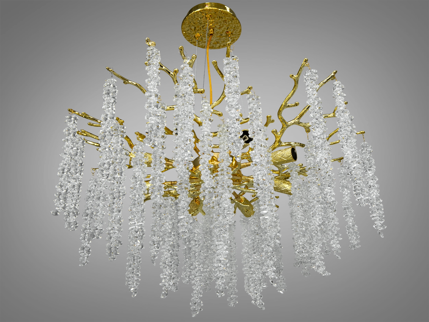 Декоративна підвісна кришталева люстра 