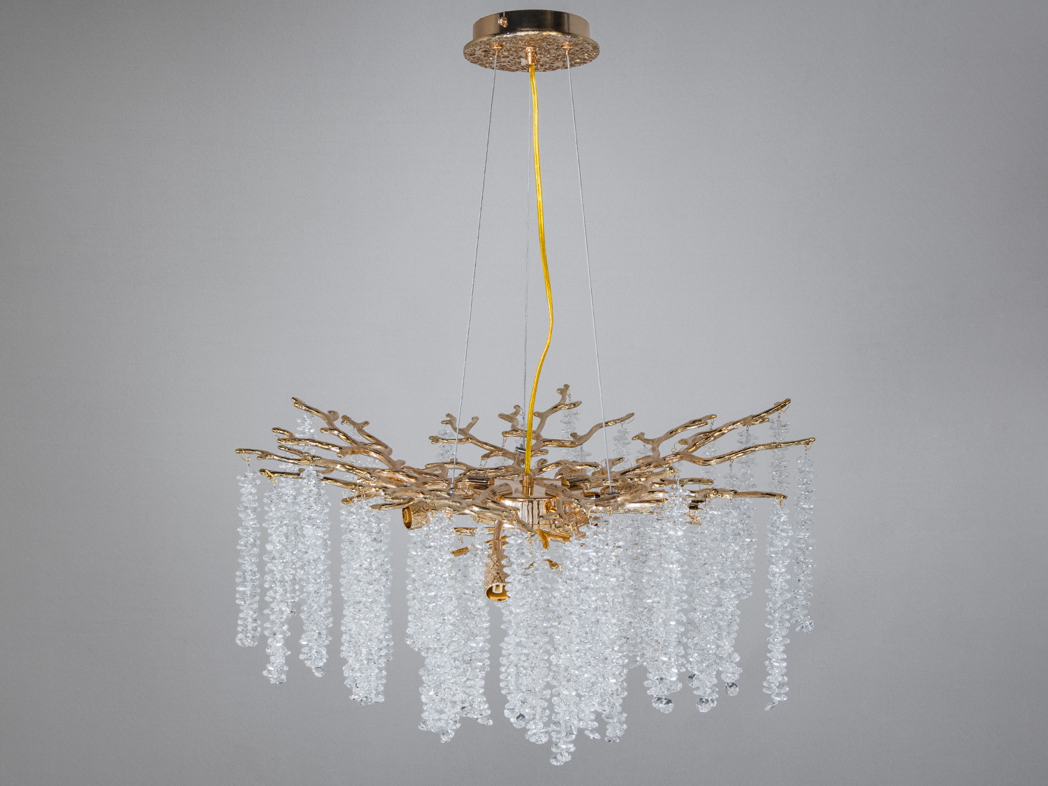 Декоративна підвісна кришталева люстра 