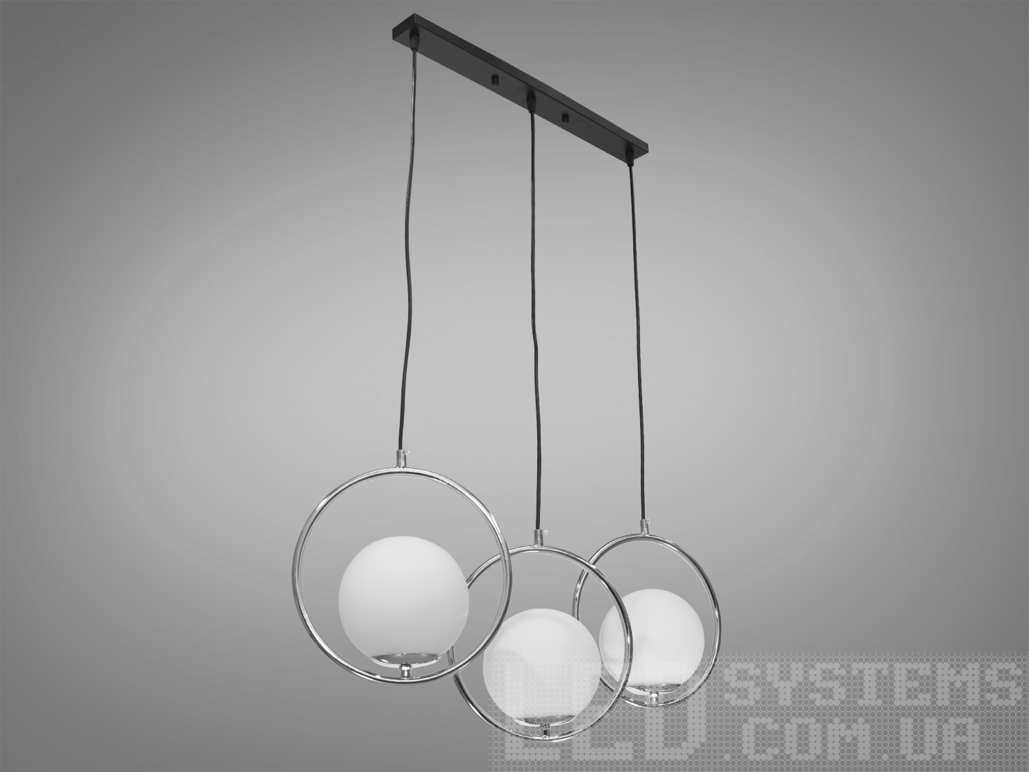 Світильник підвіси у формі куль у стилі Лофт відмінно підходить для освітлення столів, барних стійки, робочої поверхні в кухні-студії та ін. Люстри в стилі &laquo;лофт&raquo; ідеально впишуться в сучасні будинки, квартири, кафе, арт-простір, коворкінги, квеструми.
За рахунок регулювання шнура можна вибрати оптимальну висоту світильника. Люстра-підвіс під звичайні лампочки розжарювання, економки або світлодіодні лампи з цоколем Е27. Стельове кріплення на планку універсальне та підходить для навісних, натяжних та звичайних стель.
Лампа до комплекту не входить.