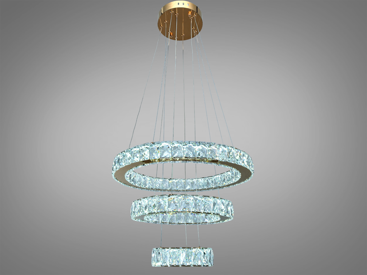 Якщо Ви хочете прикрасити Ваше житло світильниками, виконаними в одному стилі, то в цьому Вам допоможе пропонована ТМ &laquo;Діаша&raquo; різноманітність розмірів та форм світлодіодних люстр.

Представлені Вам люстри є флагманом на ринку люстр України. Ця модель укомплектована світлодіодними лампами потужністю 56Вт. Що дозволяє висвітлити кімнату 10кв.м навіть без встановлення додаткових врізних світильників.
У комплекті з люстрою йде найсучасніший тип пульта з електронним диммером та регулятором кольору. З пульта можна включити один із встановлених режимів освітлення - тепле світло, холодне світло, нейтральне; включити режим 