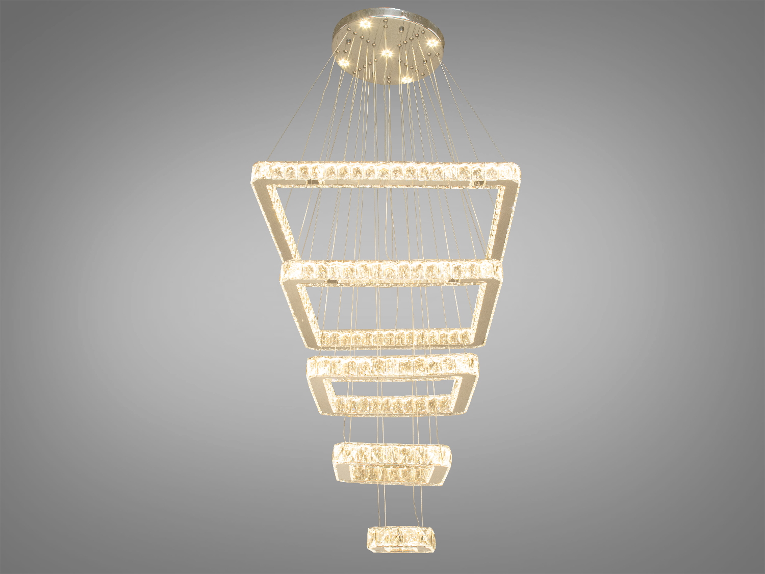 Елітна кришталева LED люстра 