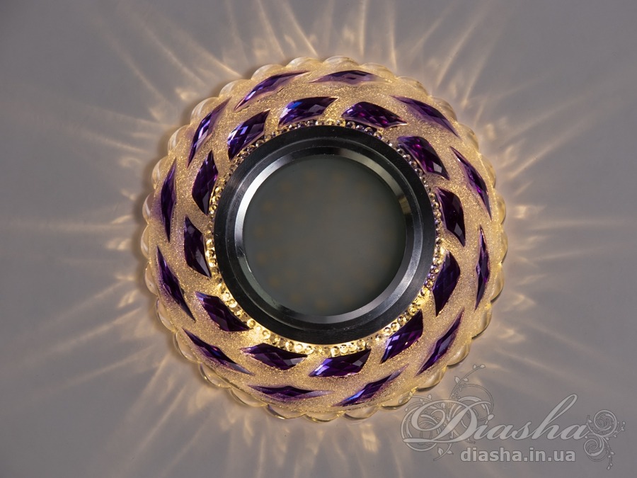 Яскравий точковий світильник з вбудованим LED підсвічуванням від ТМ 