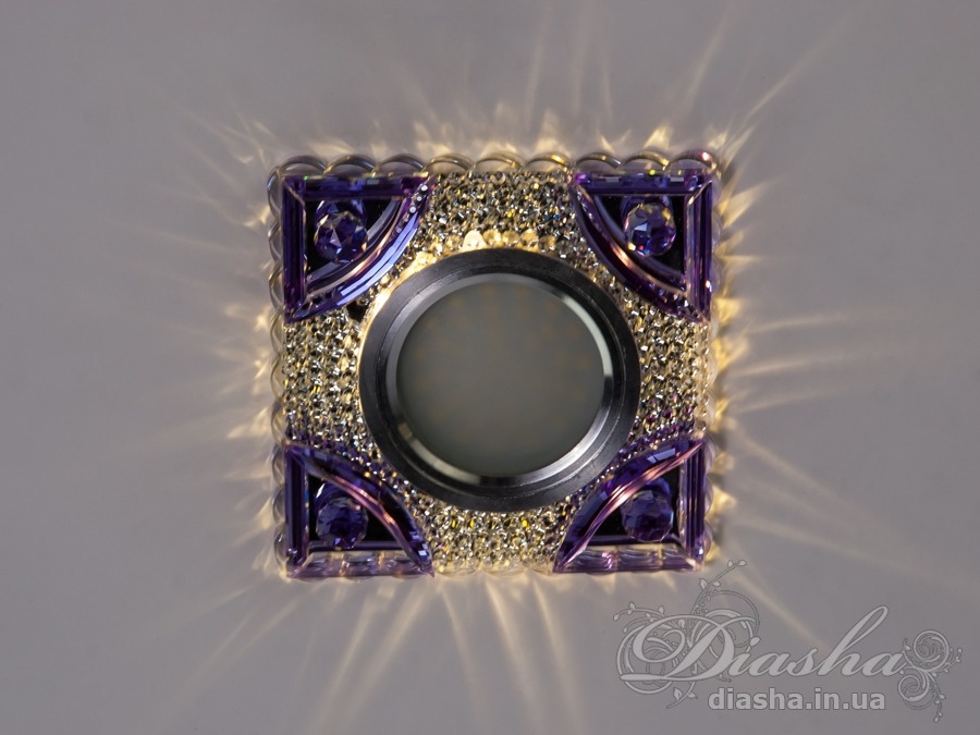 Точковий врізний світильник з вбудованим LED підсвічуванням від ТМ 