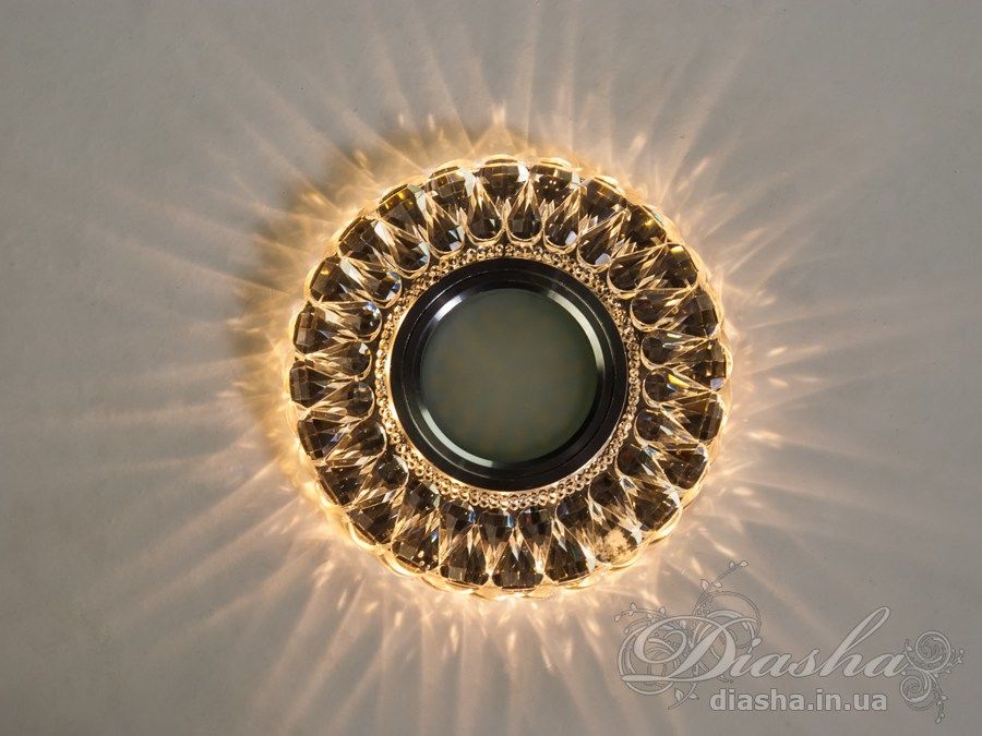 Унікальний, колоритний врізний світильник із вбудованим світлодіодним підсвічуванням