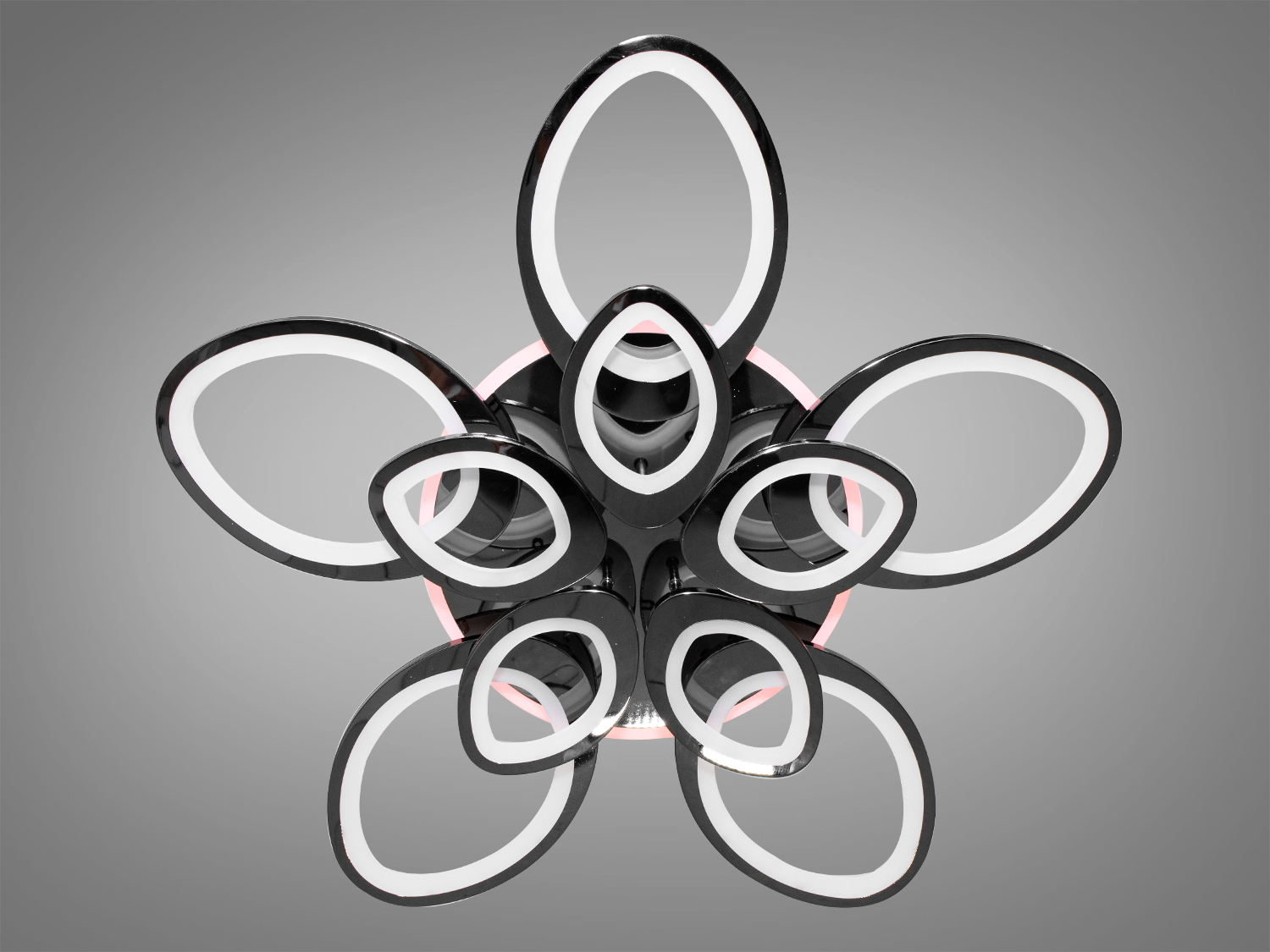 Яскрава люстра у вітальню з LED підсвічуванням, з диммером, з пультом підходить на площу приміщення приблизно 31 кв.м. Застосовується для зали, вітальні, спальні, кухні, коридору, дитячої, оскільки відсутні скляні елементи.
Світлодіодна люстра має кілька режимів: холодний 6000К, нейтральний 4100К, теплий 3200К, включення-вимикання, кольорове підсвічування, змішаний режим. Люстра має електронний димер, що дозволяє регулювати яскравість люстри від 5% до 100% за допомогою пульта, що входить до комплекту.
Кріпиться до стелі будь-якого типу універсальним кріпленням на монтажну планку.