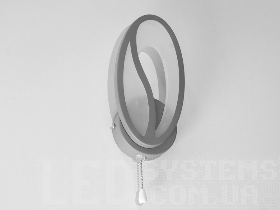 Світлодіодний світильник-бра в спальню застосовується для читання та освітлення. За допомогою вимикача є можливість зміни температури світла: холодний 6400К, нейтральний 4500К, теплий 2700К, а також включення-вимикання відбувається шнурком на самому бра. Кріпиться до стіни, до гіпсокартону або до інших настінних поверхонь.