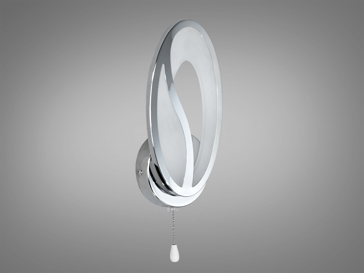 Акрилове світлодіодне бра 8090-1HR-LS з хромованим покриттям, потужністю 16W, для сучасних інтер′єрів.