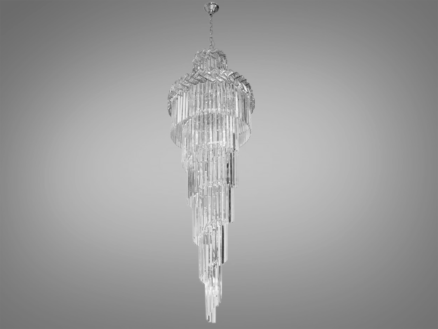 Розкішна каскадна кришталева люстра для холу на 26 ламп ідеально підходить для використання також у вітальнях, сходових зонах приватних будинків, ресторанів або готелях, холах. Кришталеві підвіски, виконані у правильній формі, створюють захоплюючий світловий ефект, граючи на світлі.
Ці класичні люстри ідеально підійдуть для використання у приміщеннях з висотою від двох з половиною до п'яти, і навіть до семи метрів.
Люстра-підвіс під лампи розжарювання, економки або світлодіодні лампи з цоколем Е14.
Увага. Вага люстри 32кг.