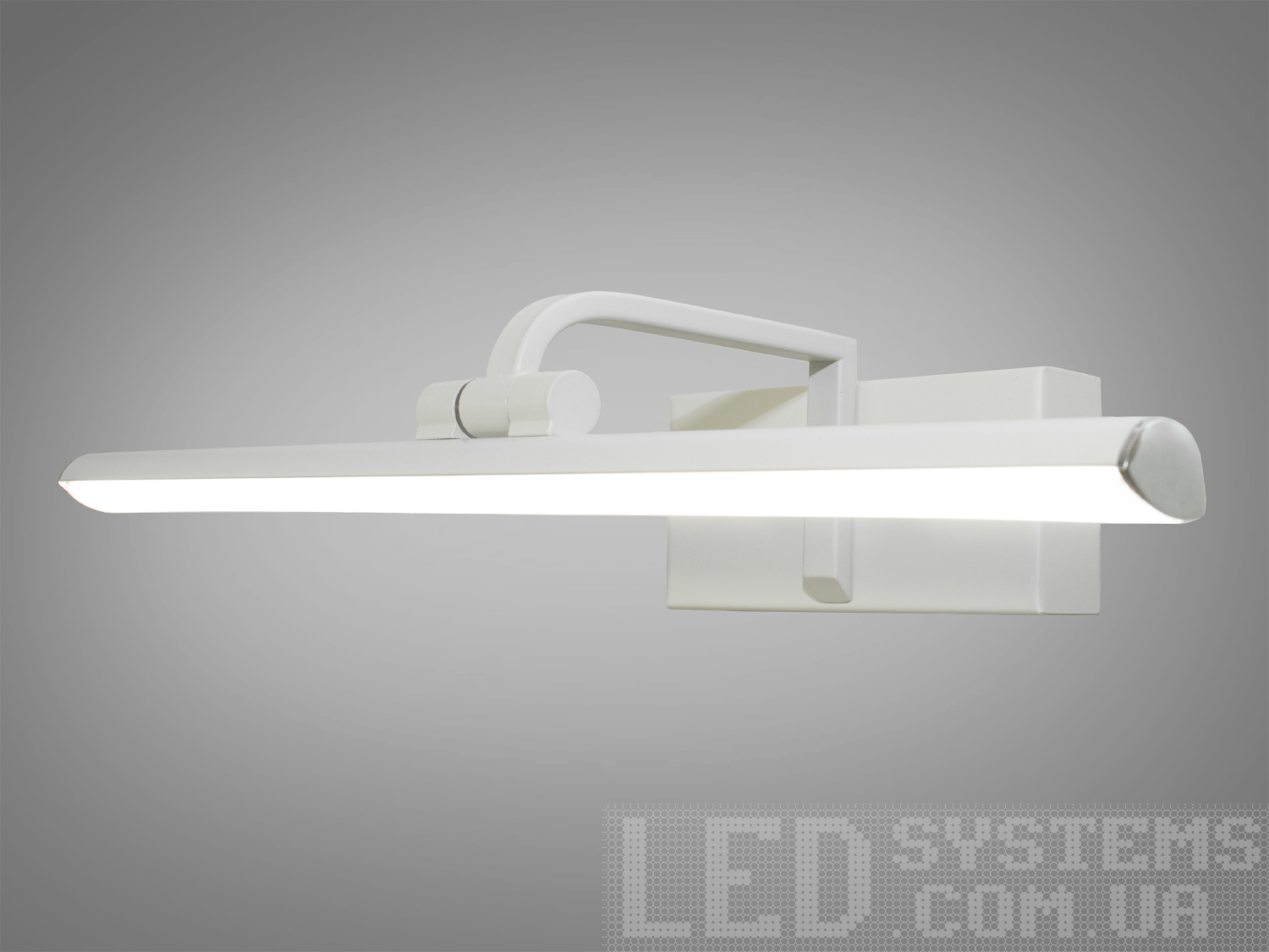 Функціональне LED підсвічування для дзеркал і картин призначене для акцентного (елементного) підсвічування в інтер'єрі - підсвічування дзеркал як у приміщенні, так і у ванній кімнаті, для картин, витворів мистецтва, стінних ніш.У цій серії всі світильники оснащені світлодіодними енергозберігаючими лампами. Які за дуже низької споживаної потужності створюють потужний світловий потік.
Кріпиться до будь-яких поверхонь стін універсальним кріпленням на монтажну планку.