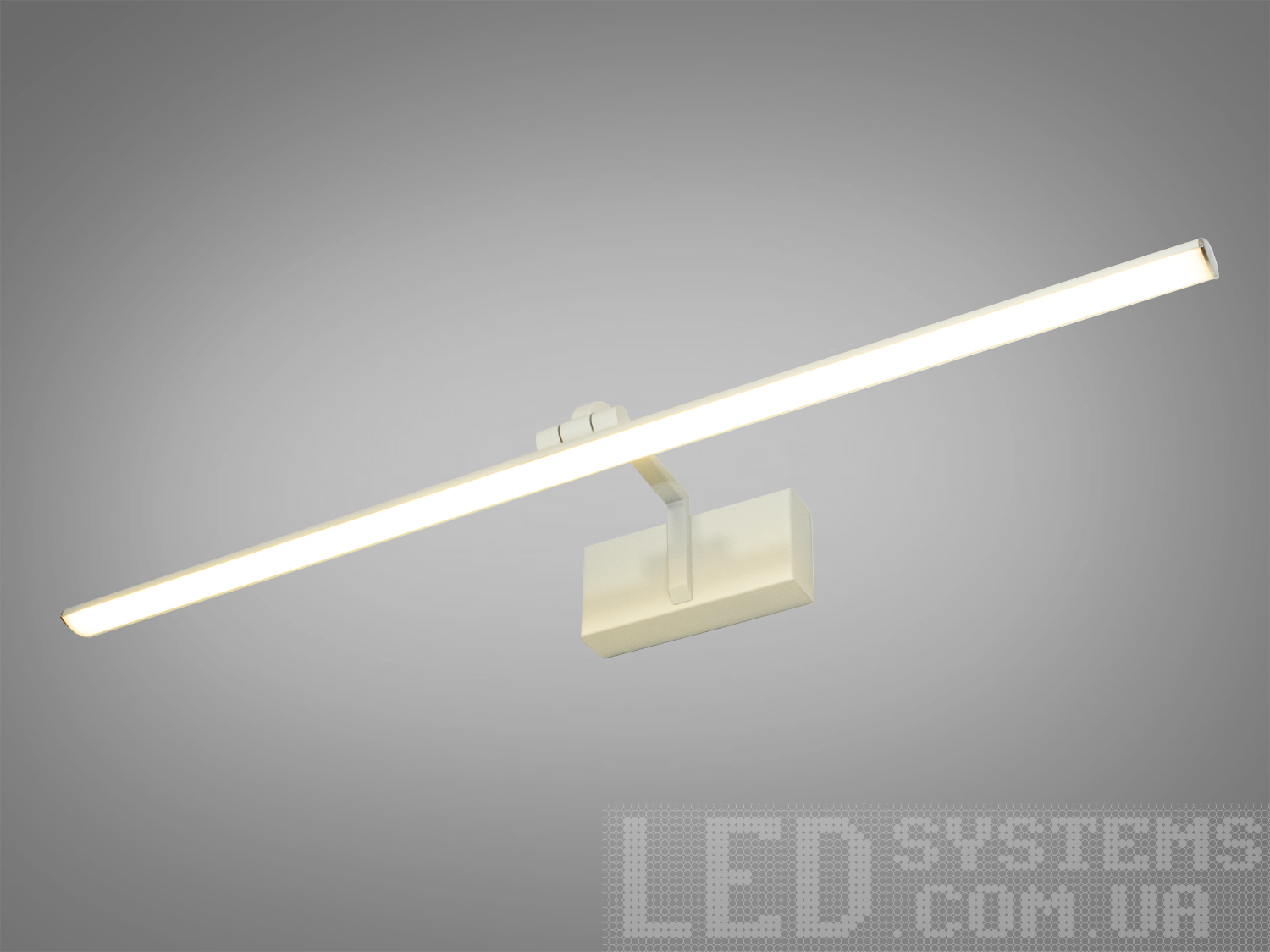 LED підсвічування спрямованого світла для дзеркал та картин призначене для акцентного (елементного) підсвічування в інтер'єрі - підсвічування дзеркал як у приміщенні, так і у ванній кімнаті, для картин, витворів мистецтва, стінних ніш.У цій серії всі світильники оснащені світлодіодними енергозберігаючими лампами. Які за дуже низької споживаної потужності створюють потужний світловий потік.
Кріпиться до будь-яких поверхонь стін універсальним кріпленням на монтажну планку.