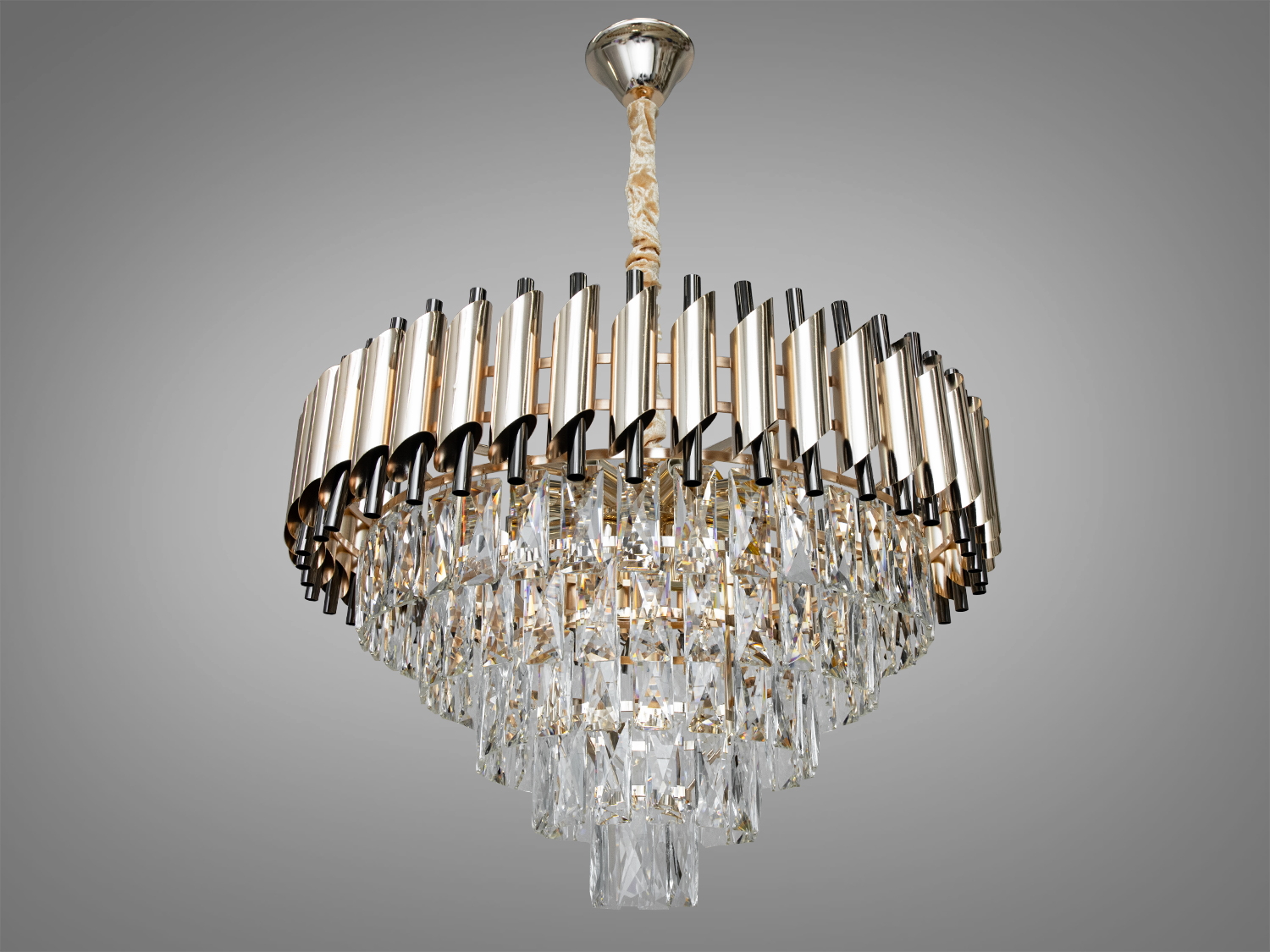 Кришталева люстра серії 9001 з 11 лампами, ідеальна для вітальні чи кухні. Стиль та вишуканість в одному виробі.