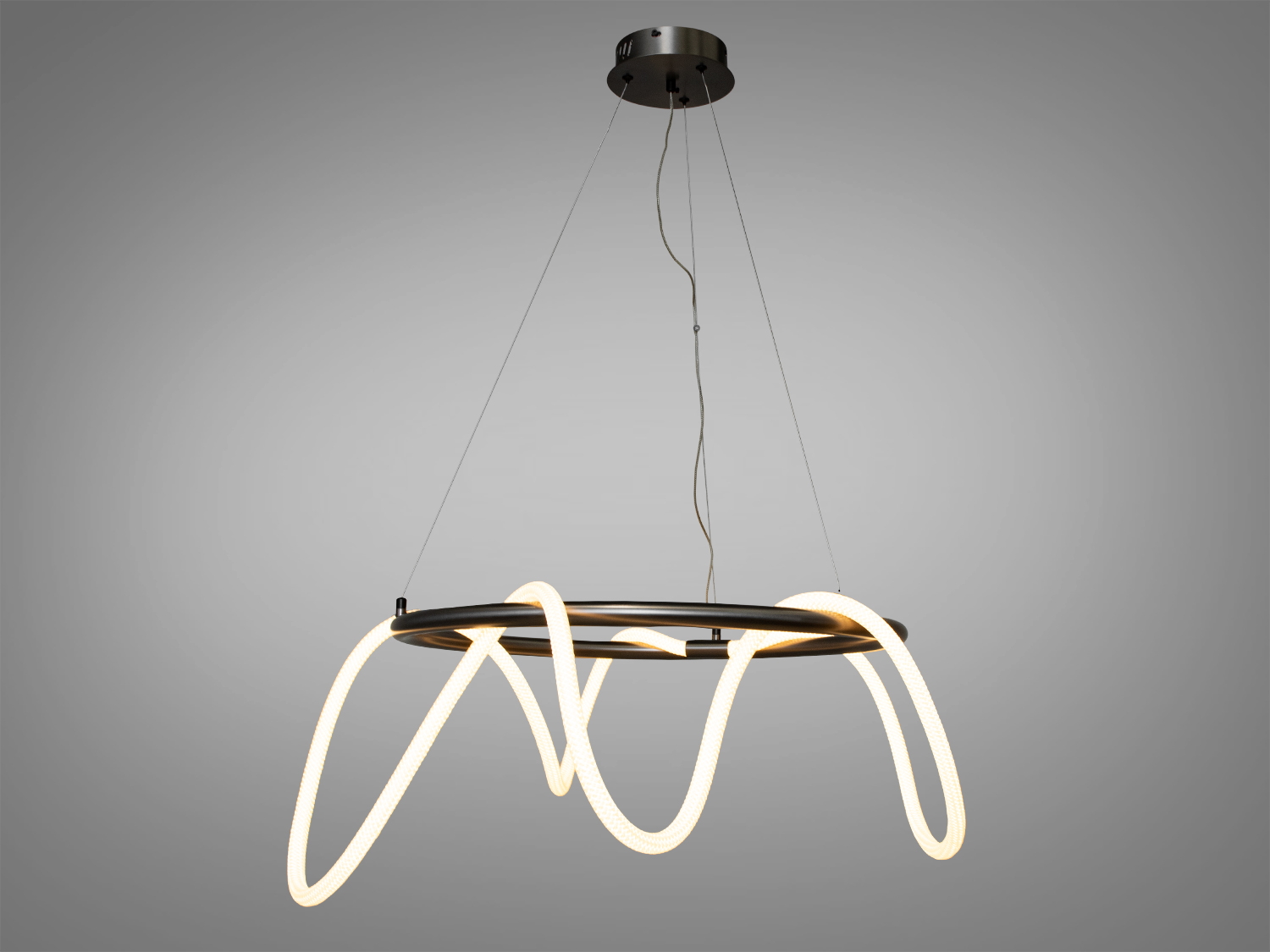 Підвісна LED люстра шнур із модним оригінальним дизайном із серії 