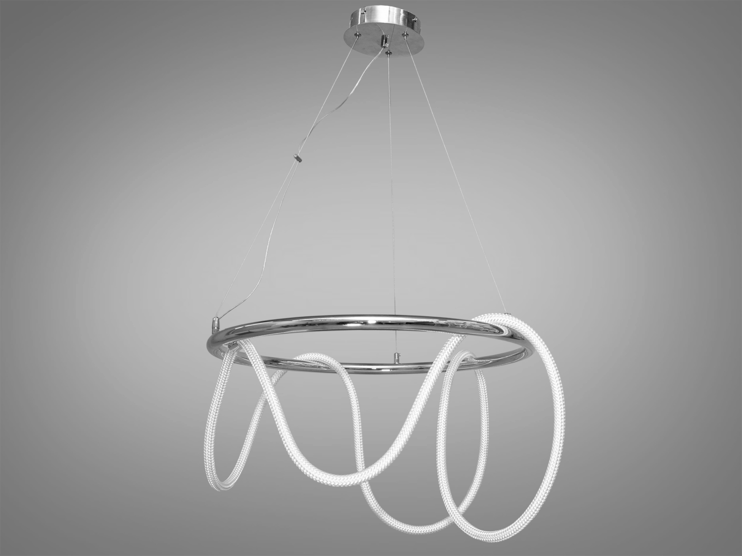 Декоративна світлодіодна люстра з модним оригінальним дизайном із серії 