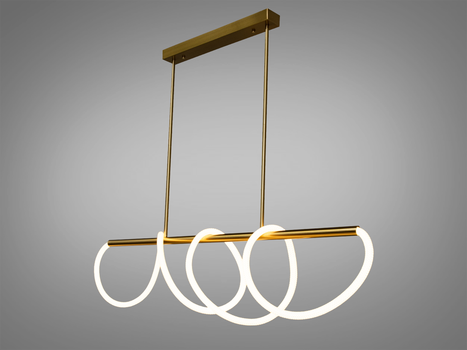 Стильна LED люстра на кухню-студію з модним оригінальним дизайном із серії 