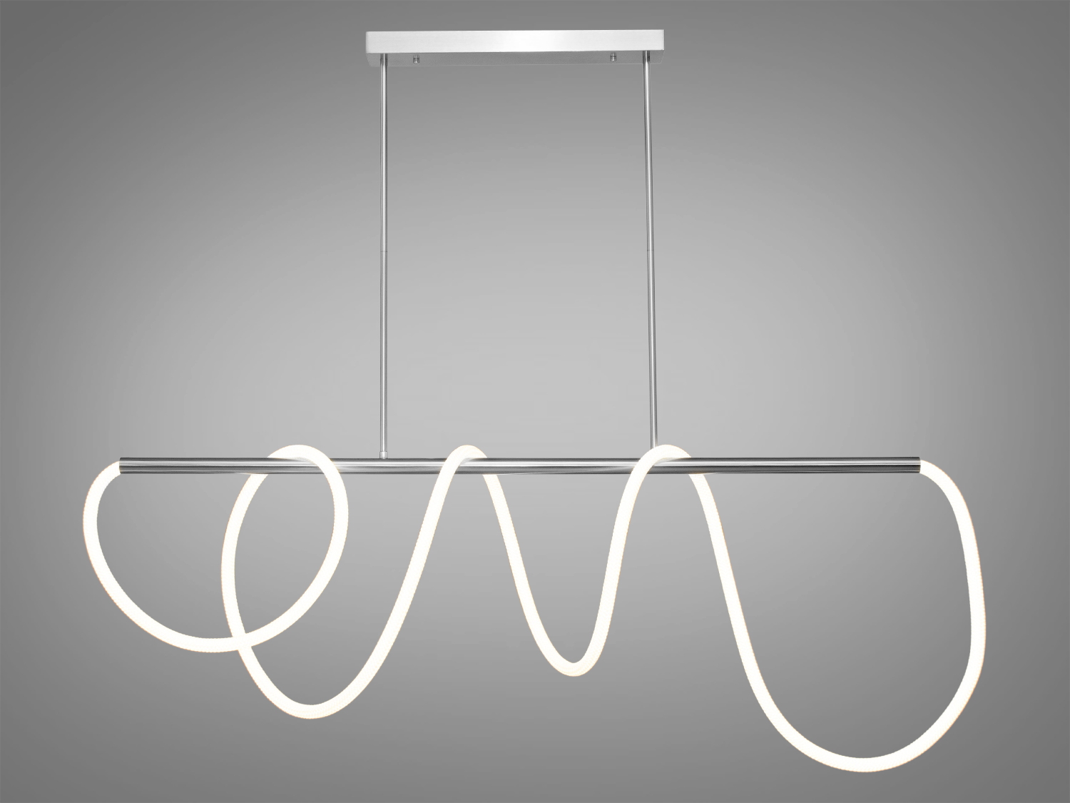 Дизайнерська світлодіодна люстра шланг із модним оригінальним дизайном із серії 