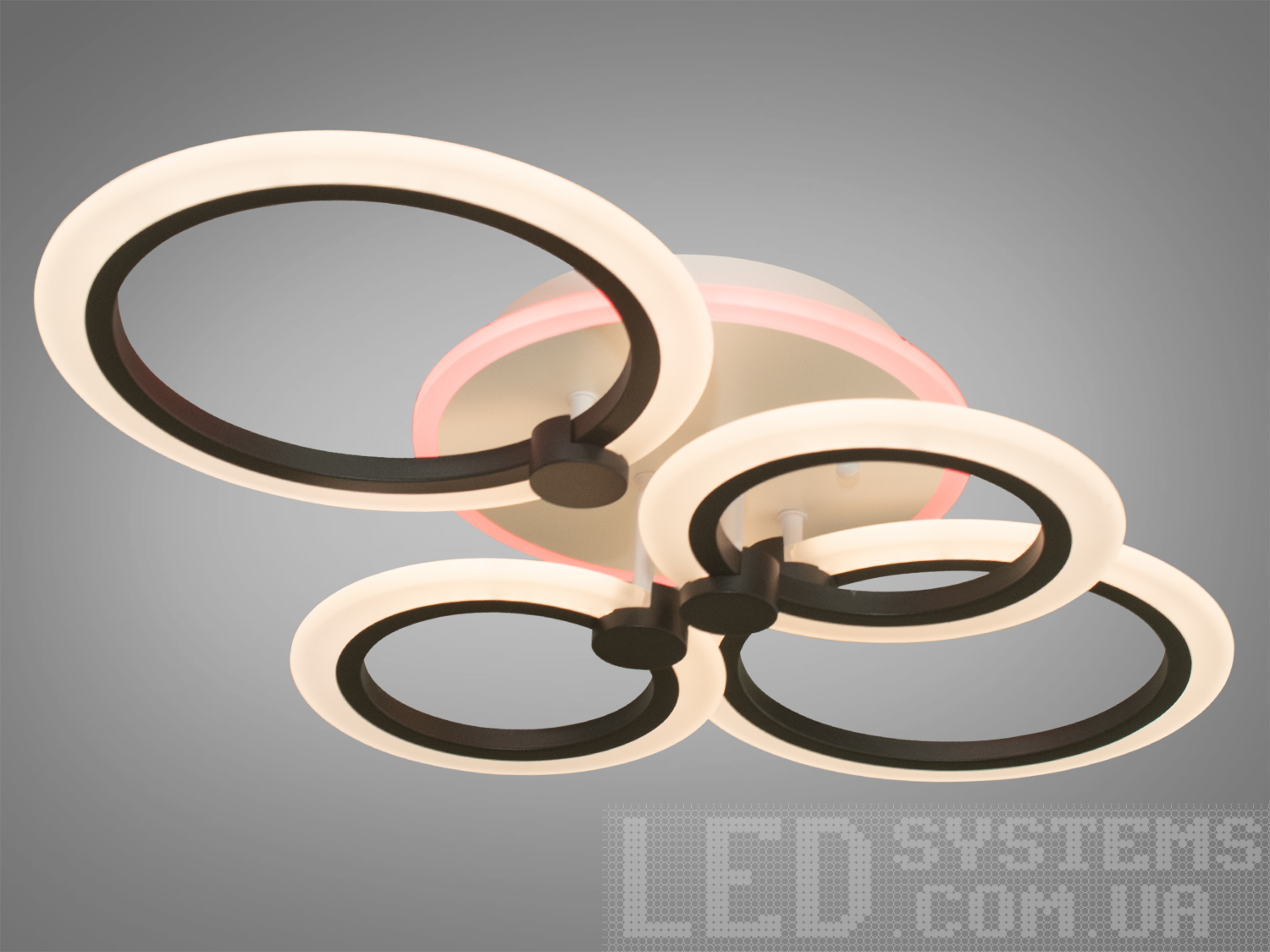 Акрилова LED-люстра для кухні з пультом, з підсвічуванням, з димером підходить на площу приміщення приблизно 12кв.м.
Світлодіодна люстра має кілька режимів: холодний 6400К, нейтральний 4500К, теплий 2700К, кольорове підсвічування, суміщений режим &ndash; будь-яке основне світло плюс будь-який колір світлодіодного підсвічування. Регулювання яскравості люстри від 5 до 100% відбувається за допомогою пульта дистанційного керування, що входить до комплекту.
Люстра світить яскраво, але не сліпить за рахунок матеріалу &ndash; акрилу, до того ж цей матеріал дуже міцний &ndash; його важко зашкодити. Застосовується для невеликого залу, вітальні, кухні, спальні, їдальні, дитячої, тому що відсутні елементи, що б'ються. Кріпиться до підвісних, натяжних, звичайних стель.