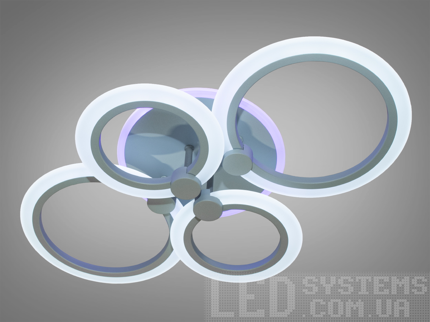 Світлодіодна люстра в стилі hi-tech з пультом, з LED підсвічуванням, з димером підходить на площу приміщення приблизно 11кв.м.
Світлодіодна люстра має кілька режимів: холодний 6000К, нейтральний 4100К, теплий 3200К, включення-вимикання, кольорове підсвічування. Люстра має електронний димер, що дозволяє регулювати яскравість люстри від 5% до 100% за допомогою пульта, що входить до комплекту.
Люстра світить яскраво, але не сліпить за рахунок матеріалу акрилу, до того ж цей матеріал дуже міцний його важко пошкодити. Підходить для зали, вітальні, дитячої, спальні. Ще однією незаперечною перевагою цієї світлодіодної люстри для дитячої кімнати є відсутність скляних елементів.
Кріпиться до підвісних, натяжних і звичайних стель. Світлодіодна люстра в стилі hi-tech з пультом, з LED підсвічуванням, з димером підходить на площу приміщення приблизно 11кв.м.
Світлодіодна люстра має кілька режимів: холодний 6000К, нейтральний 4100К, теплий 3200К, включення-вимикання, кольорове підсвічування. Люстра має електронний димер, що дозволяє регулювати яскравість люстри від 5% до 100% за допомогою пульта, що входить до комплекту.
Люстра світить яскраво, але не сліпить за рахунок матеріалу акрилу, до того ж цей матеріал дуже міцний його важко пошкодити. Підходить для зали, вітальні, дитячої, спальні. Ще однією незаперечною перевагою цієї світлодіодної люстри для дитячої кімнати є відсутність скляних елементів.
Кріпиться до підвісних, натяжних і звичайних стель.