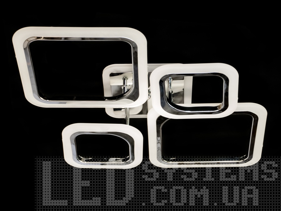 Люстра для спальні з пультом, з LED підсвічуванням, з димером підходить на площу приміщення приблизно 11 кв.м.
Світлодіодна люстра має кілька режимів: холодний 6000К, нейтральний 4100К, теплий 3200К, кольорове підсвічування, суміщений режим &ndash; будь-яке основне світло плюс будь-який колір світлодіодного підсвічування. Регулювання яскравості люстри від 5 до 100% відбувається за допомогою пульта дистанційного керування, що входить до комплекту.
Переваги акрилових розсіювачів знаходять своє відображення у міцності, довговічності та легкості конструкції люстри. Вона відрізняється низьким енергоспоживанням, що робить її економічно вигідною, а також малою висотою від стелі, ідеальною для просторів з обмеженою висотою стелі.
Люстра світить яскраво, але не сліпить за рахунок матеріалу &ndash; акрилу, до того ж цей матеріал дуже міцний &ndash; його важко зашкодити. Застосовується для зали, вітальні, кухні, спальні, їдальні, дитячої, тому що відсутні елементи, що б'ються.
Універсальне кріплення на монтажну планку підходить для стель будь-якого типу.