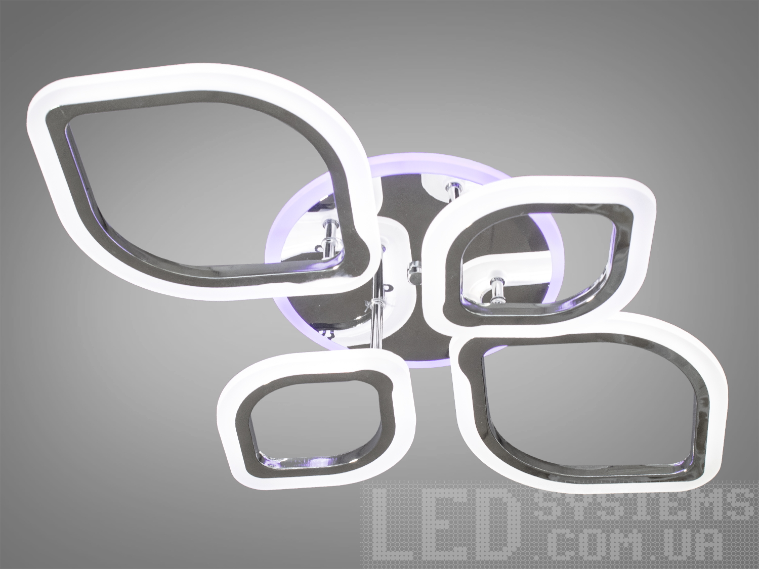 Акрилова лед люстра з LED підсвічуванням у спальню, вітальню або на кухню підходить на площу приміщення приблизно 11 кв. м.&nbsp;
Світлодіодна люстра має кілька режимів: холодний 6400К, нейтральний 4500К, теплий 2700К, включення-вимкнення.&nbsp;
Стельовий світильник має електронний димер, що дозволяє регулювати яскравість люстри від 5% до 100% за допомогою пульта, що входить у комплект разом із люстрою.&nbsp;
Люстра світить яскраво, але не сліпить рахунок матеріалу - акрилу, до того ж цей матеріал дуже міцний - його важко пошкодити. Кріпиться до підвісних, натяжних, звичайних стель.&nbsp;
8022-6