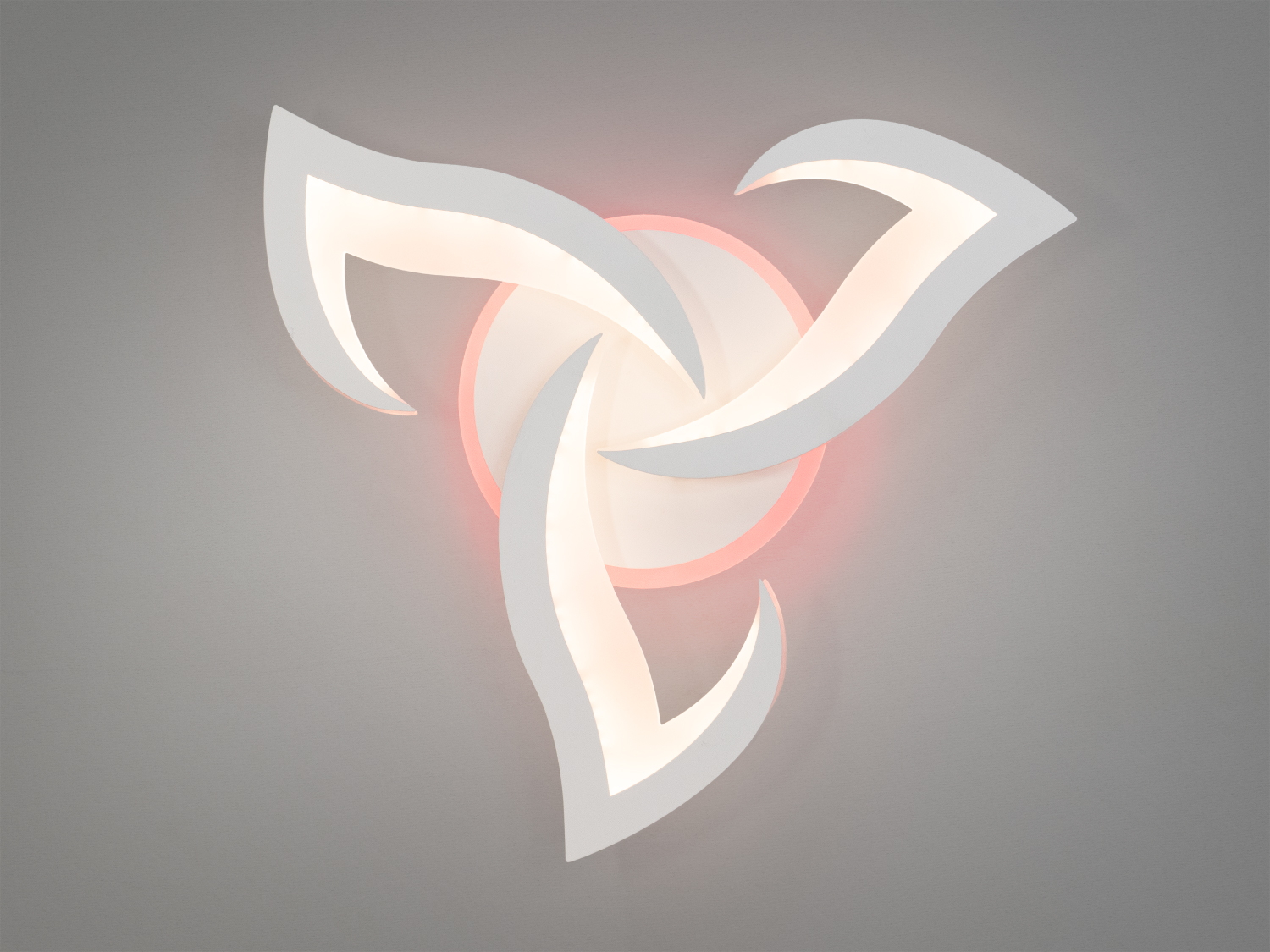 Стельова світлодіодна люстра A8146-3WHLED3COLDIM біла з пультом димером 45W. Ідеально підходить для сучасного інтер′єру.