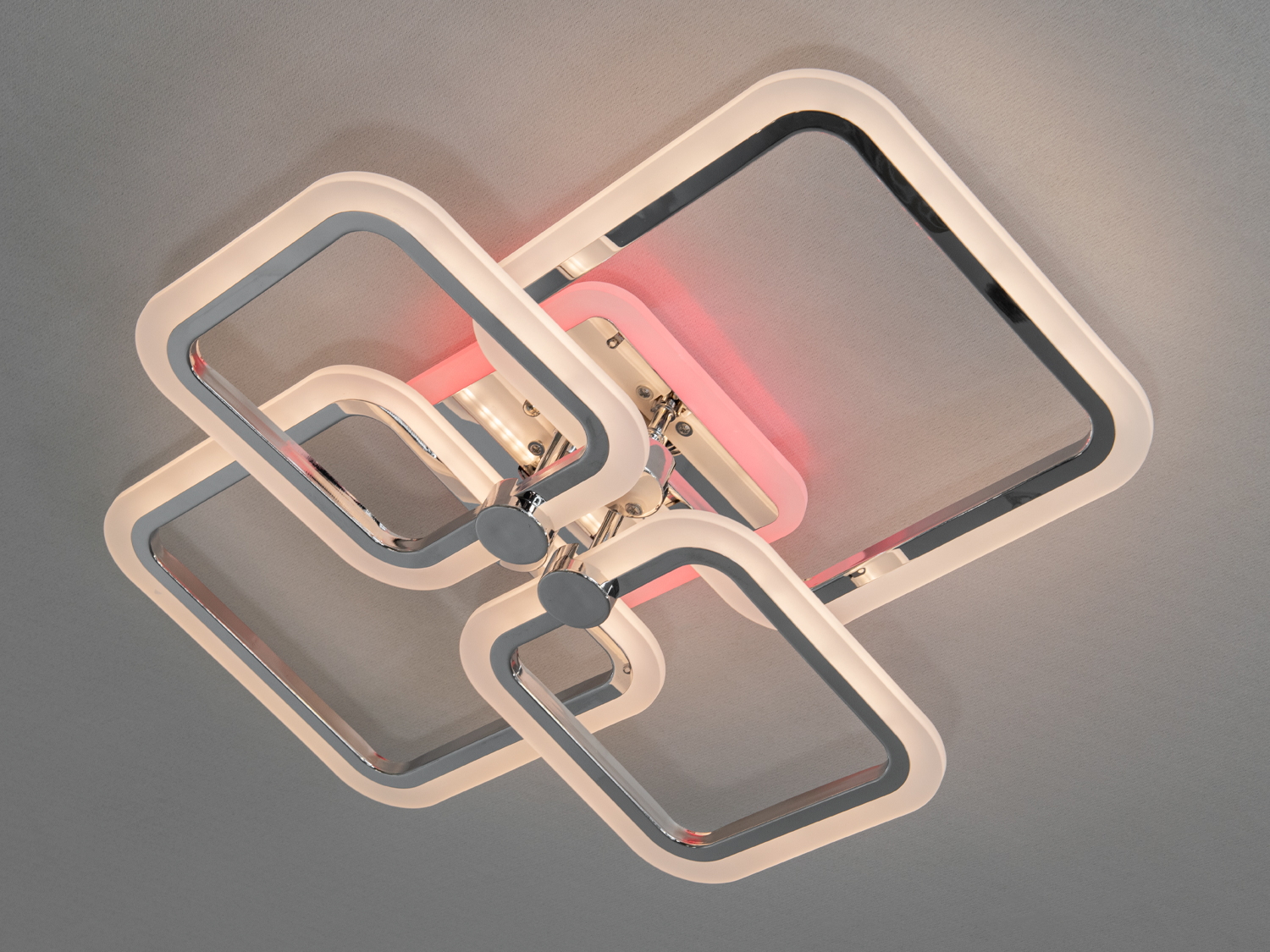 Сучасна плоска світлодіодна люстра 70W з пультом і диммером. Ідеальна для вітальні, спальні та офісу.