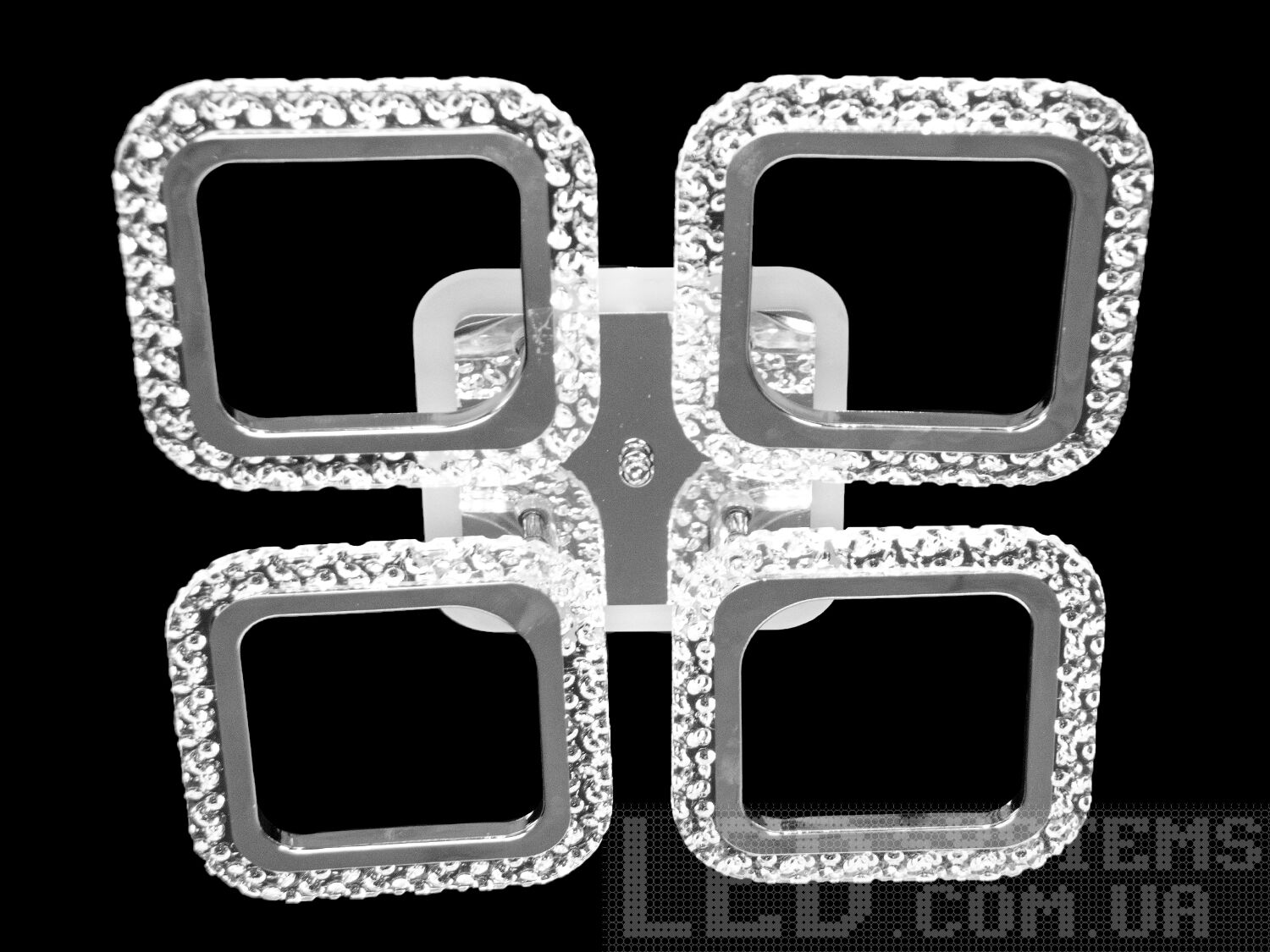 Сучасна LED люстра в коридор з пультом, з диммером та LED підсвічуванням підходить на площу приміщення приблизно 8кв.м. Застосовується для зали, вітальні, спальні, кухні, коридору, дитячої кімнати, оскільки відсутні скляні елементи.
Світлодіодна люстра має кілька режимів: холодний 6000К, нейтральний 4100К, теплий 3200К, включення-вимикання, кольорове підсвічування, суміщений режим - будь-яке основне світло плюс будь-який колір світлодіодного підсвічування. Люстра має електронний димер, що дозволяє регулювати яскравість люстри від 5% до 100% за допомогою пульта, що входить до комплекту. Люстра світить яскраво, але не сліпить рахунок матеріалу - акрилу, до того ж цей матеріал дуже міцний - його важко пошкодити.
Кріпиться до стелі будь-якого типу універсальним кріпленням на монтажну планку.