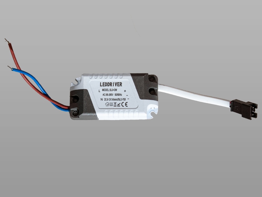 LED драйвер для точкових світильників з підсвічуванням, потужність 3W. 