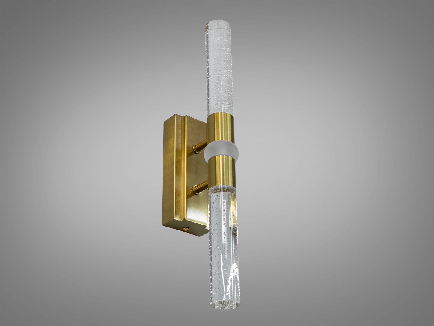 Дизайнерське світлодіодне бра в спальню - це сучасне рішення для освітлення, що поєднує стильний дизайн, функціональність та енергоефективність. Витончена мінімалістична форма із двома скляними циліндрами, закріпленими на міцній металевій основі, створює відчуття легкості та сучасності.