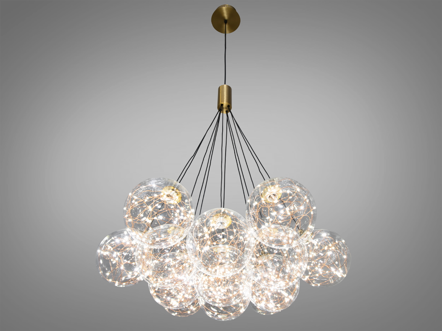 Стильна світлодіодна люстра 